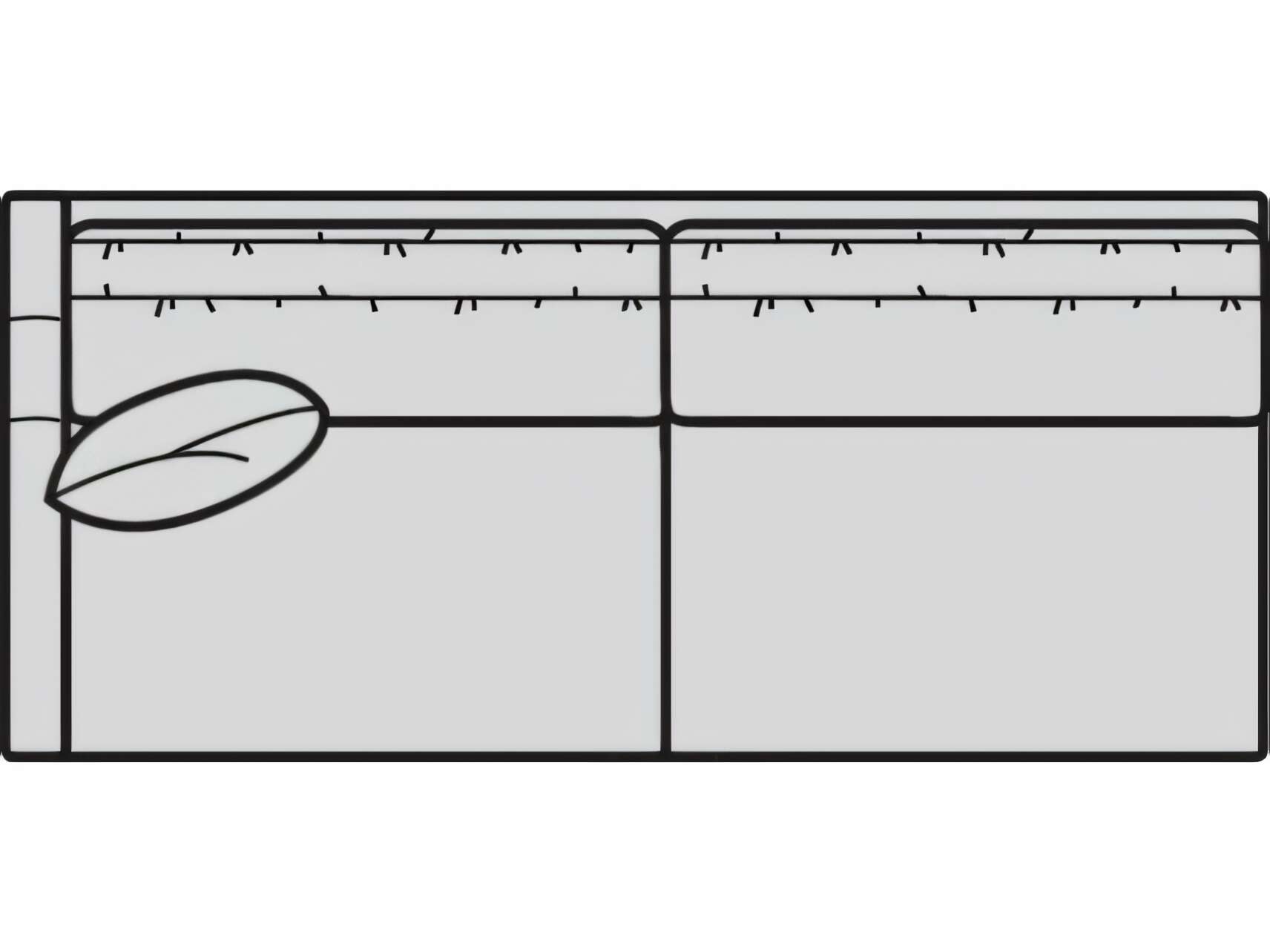 Lillian August Brioni Left Arm  Sofa