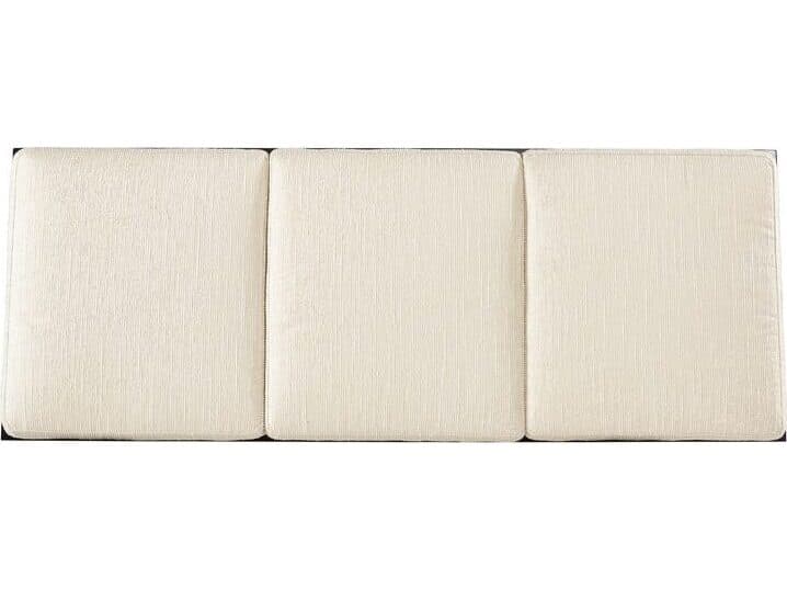 Lillian August Modern Living Affinity White Upholstered Accent Bench