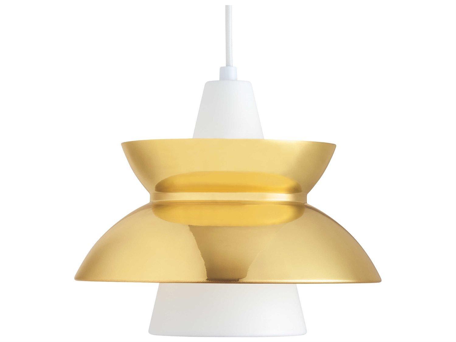 Louis Poulsen Doo Wop 1-Light Brass Round Mini Pendant