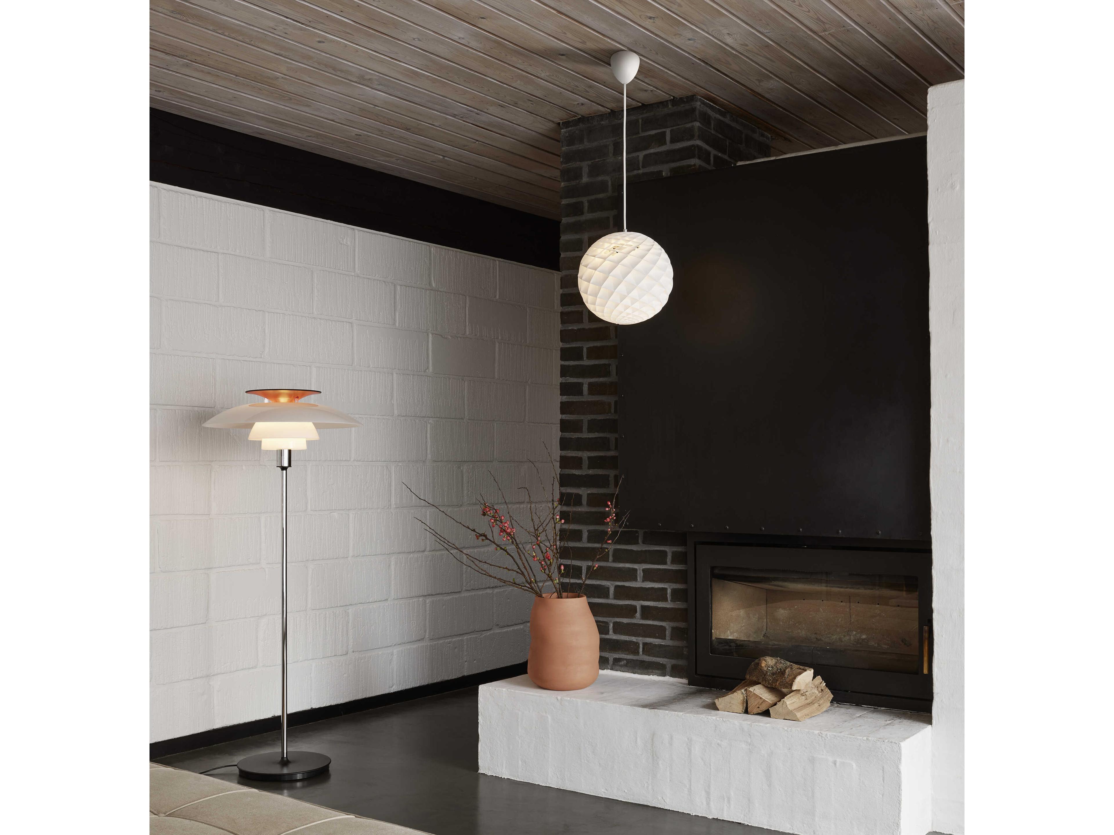 Louis Poulsen Patera 1-Light White Globe Mini Pendant