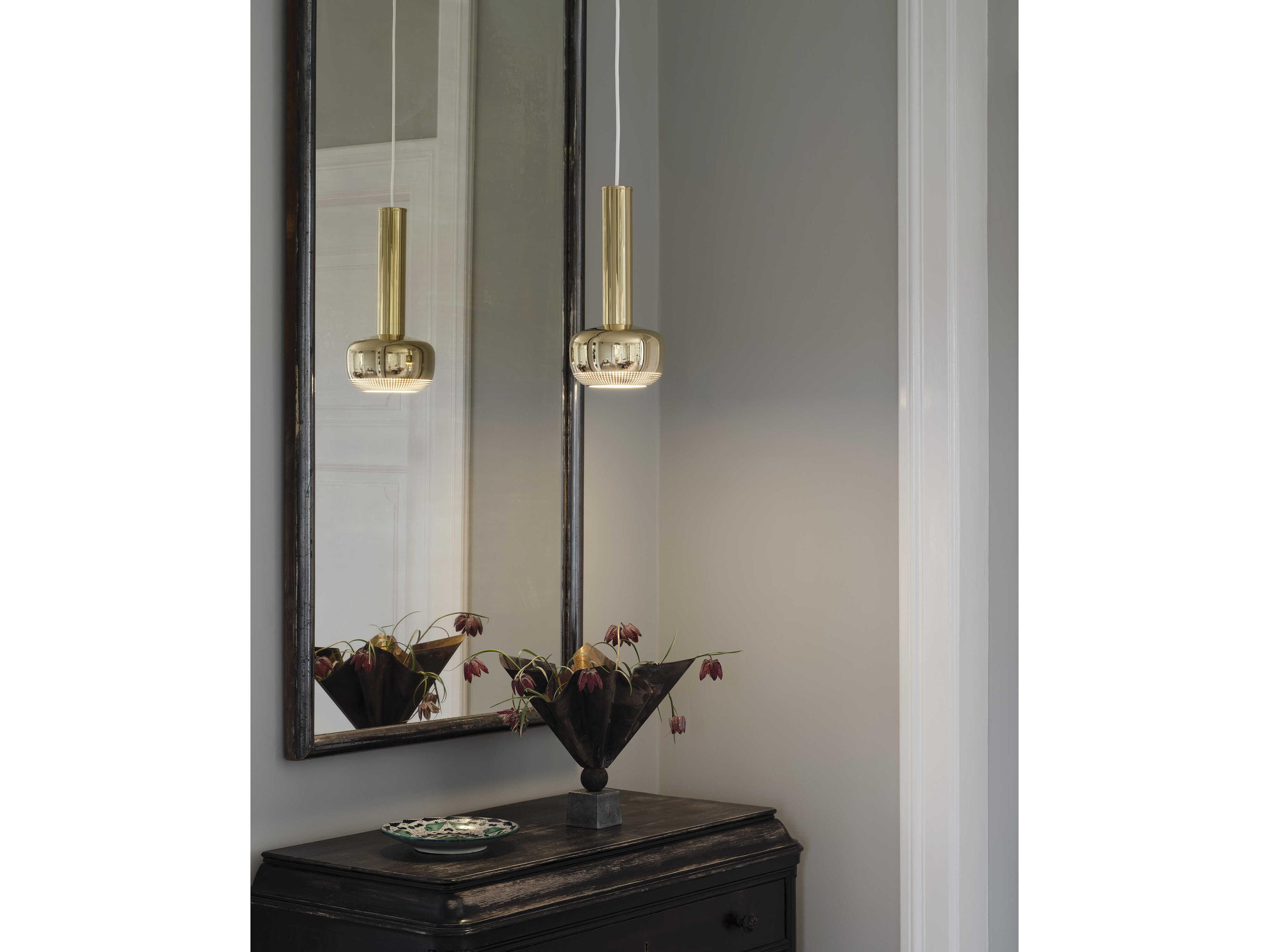 Louis Poulsen VL Polished Brass Mini Pendant