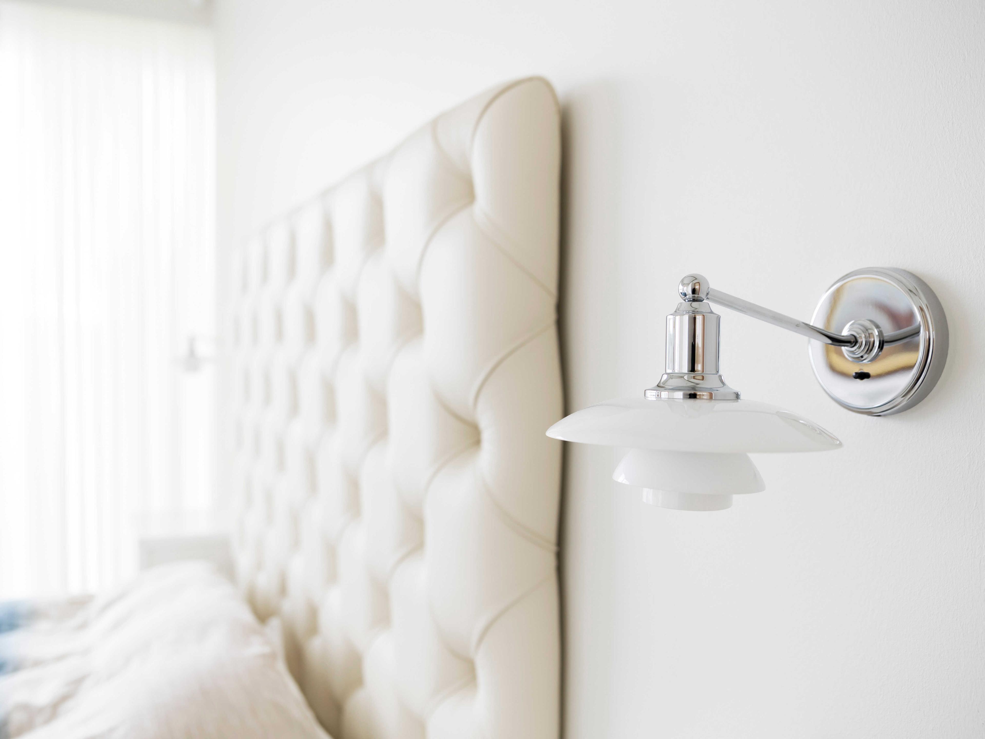 Louis Poulsen PH-2/1 1-Light High Lustre Chrome Plated Wall Sconce