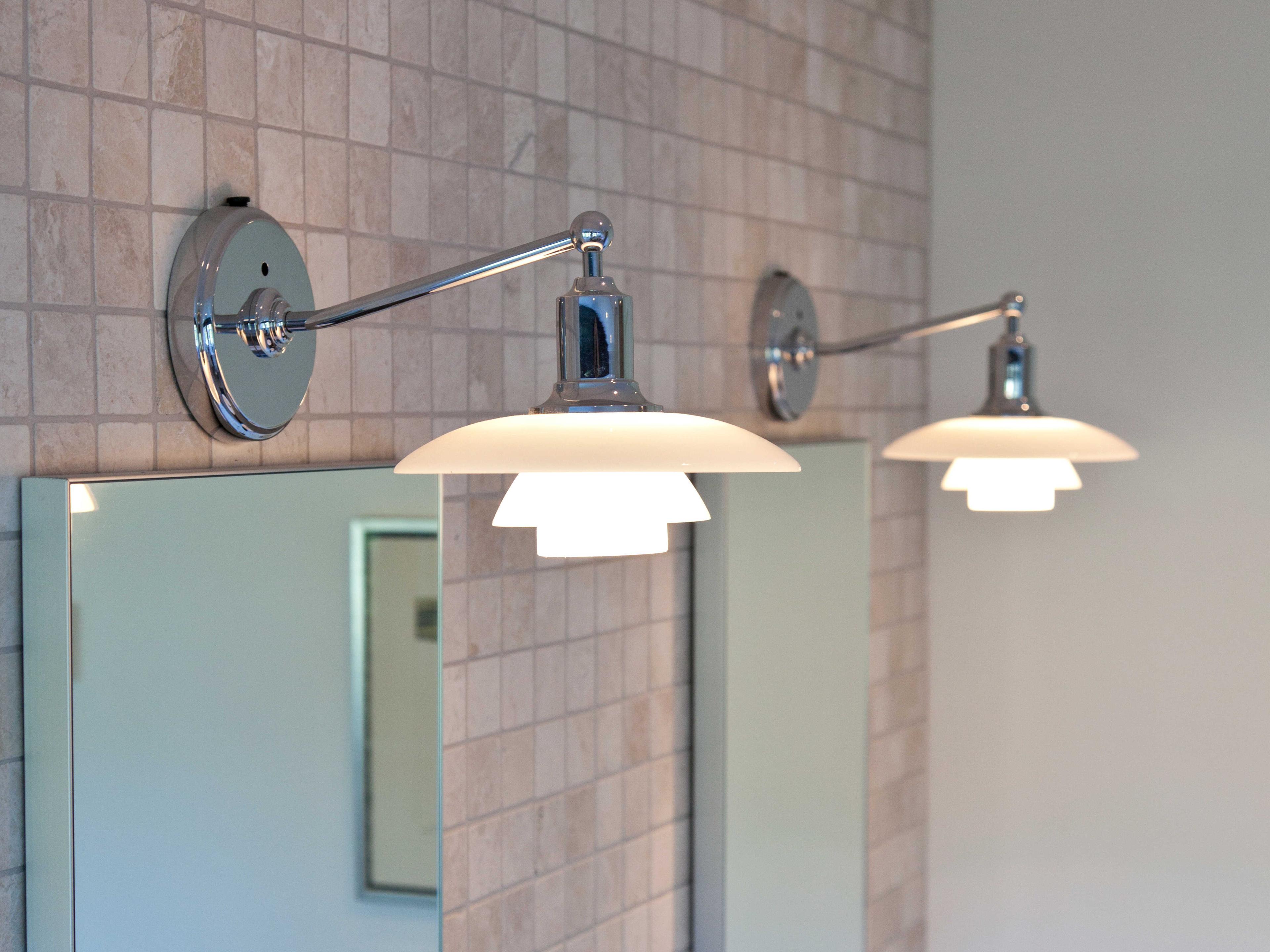 Louis Poulsen PH-2/1 1-Light High Lustre Chrome Plated Wall Sconce