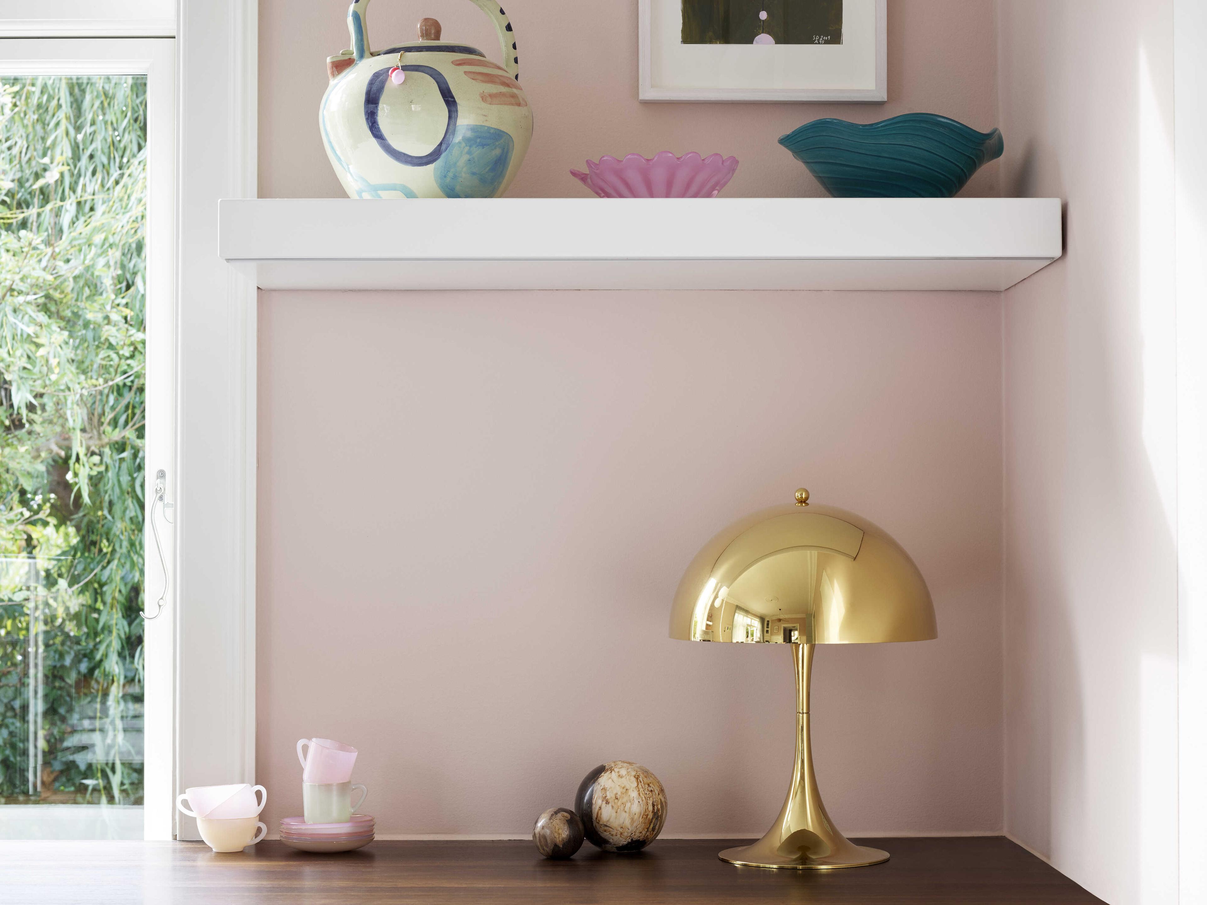 Louis Poulsen Panthella Blue Table Lamp