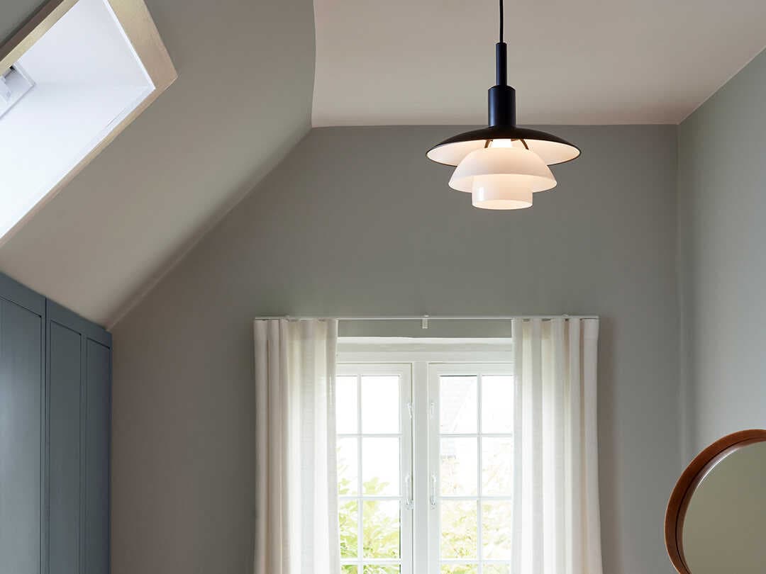 Louis Poulsen PH-3/3 1-Light Black Tiered Mini Pendant