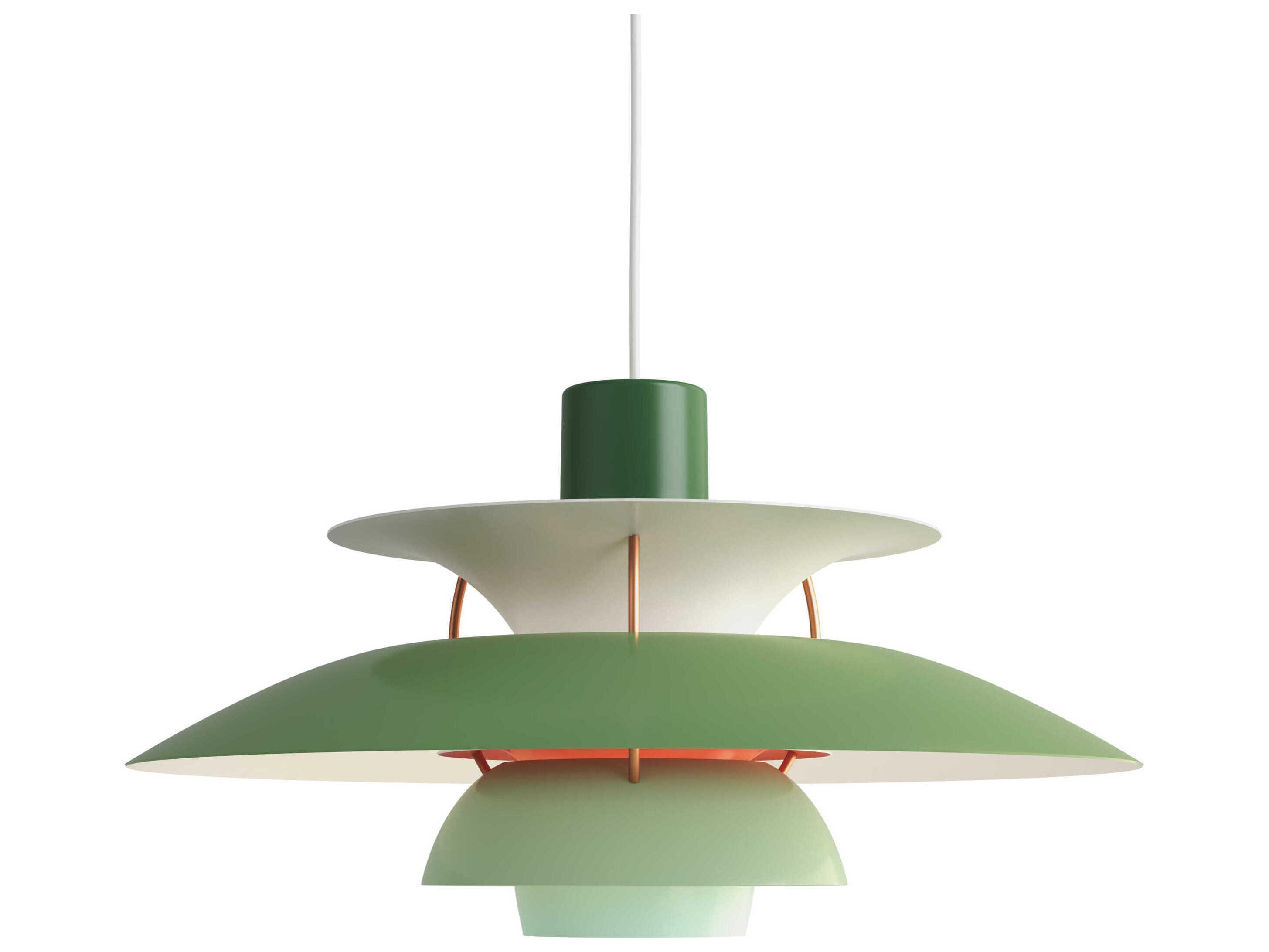 Louis Poulsen PH-5 1-Light Blue Tiered Pendant