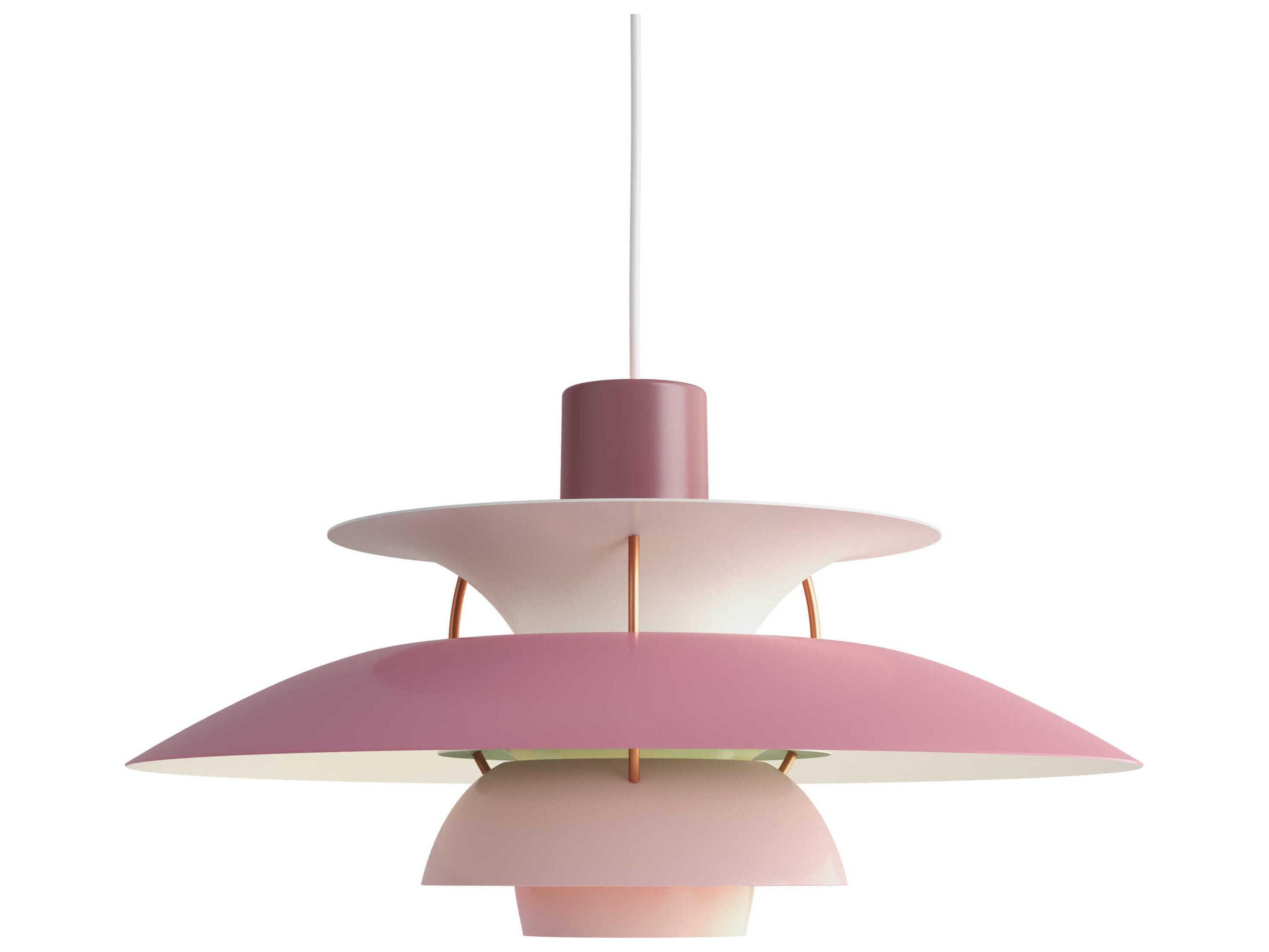 Louis Poulsen PH-5 1-Light Blue Tiered Pendant