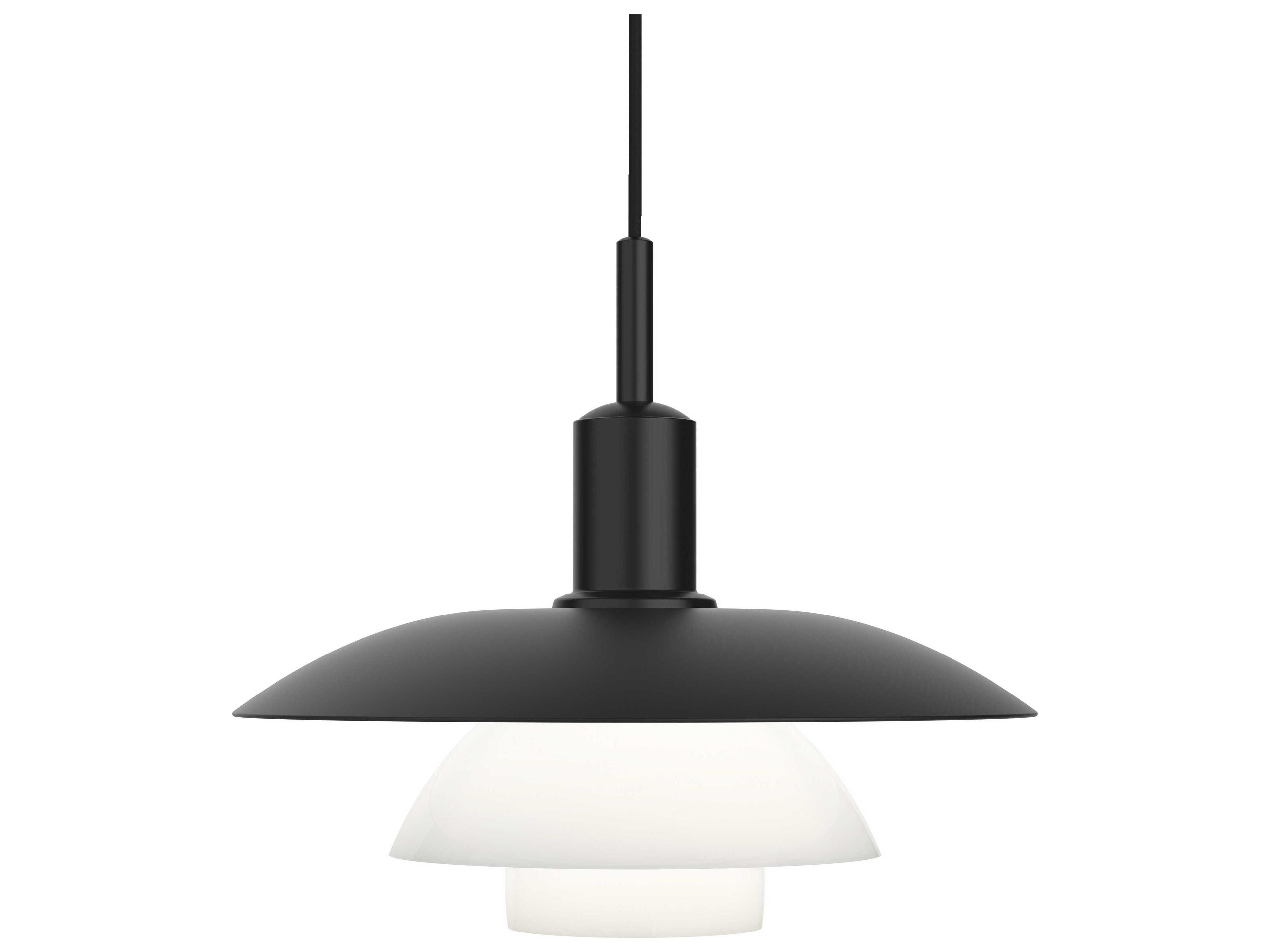 Louis Poulsen PH-5/5 Black Tiered Pendant