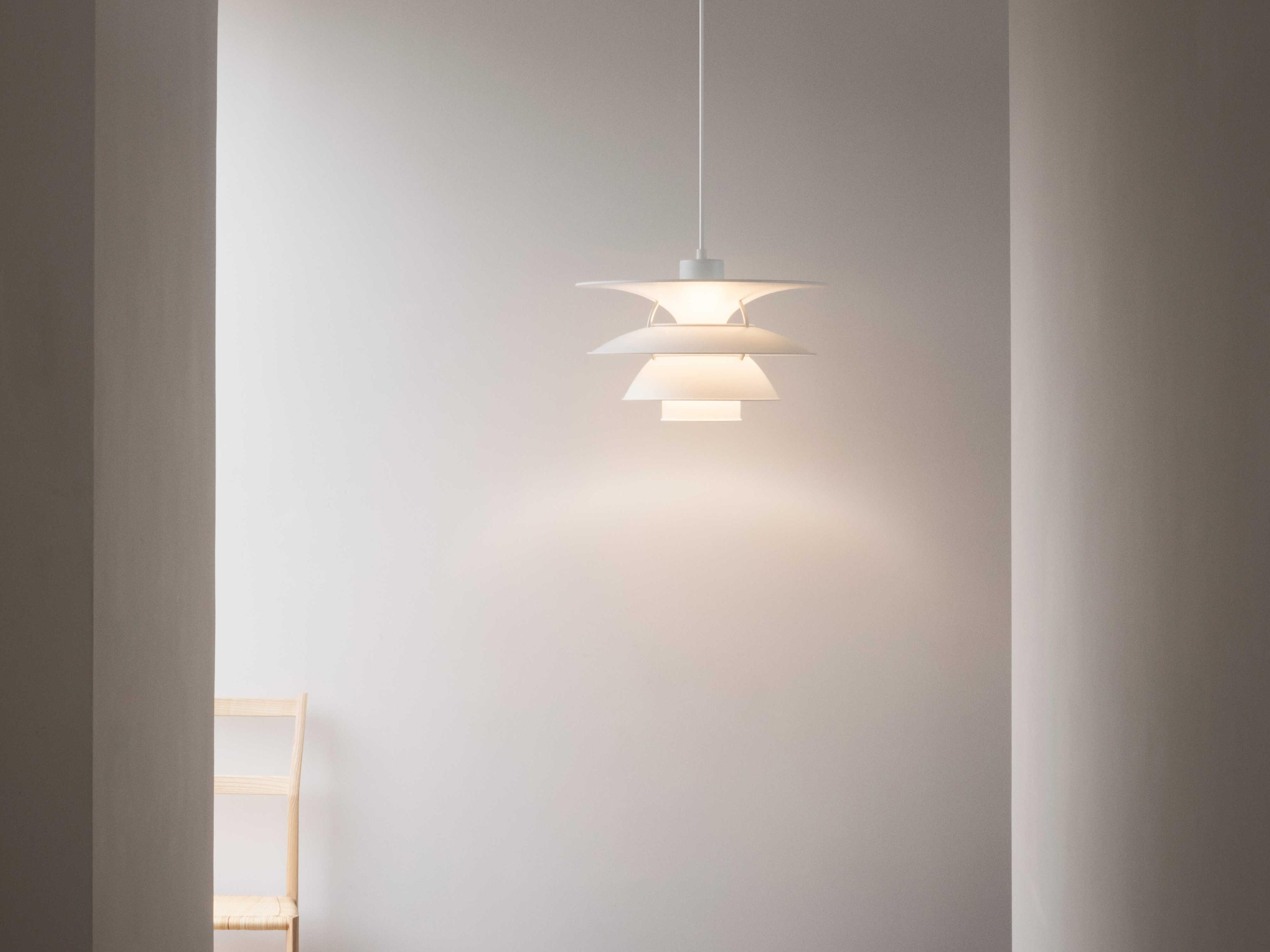 Louis Poulsen Ph White Tiered Pendant