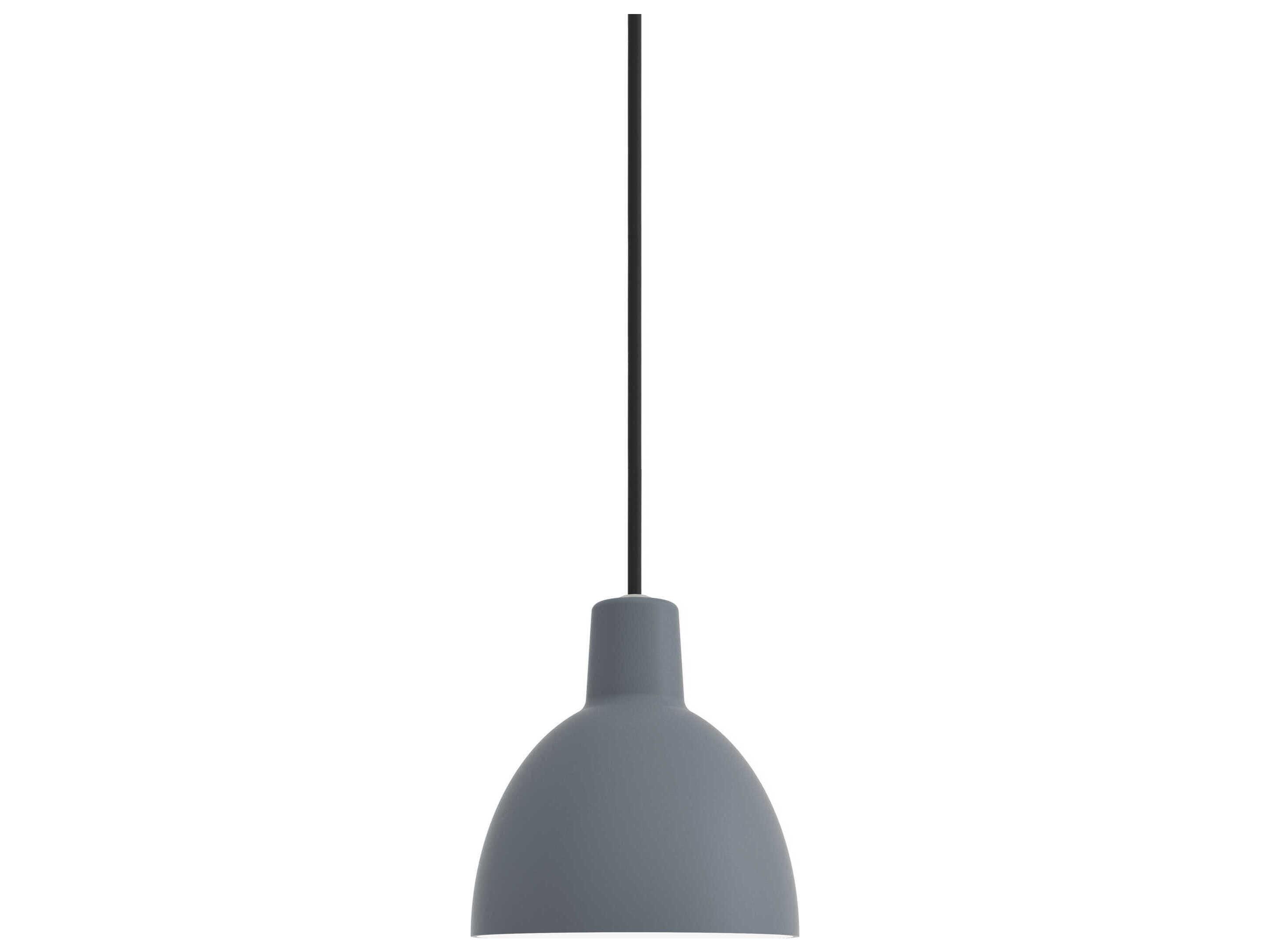 Louis Poulsen Toldbod 1-Light Gray Bell Mini Pendant