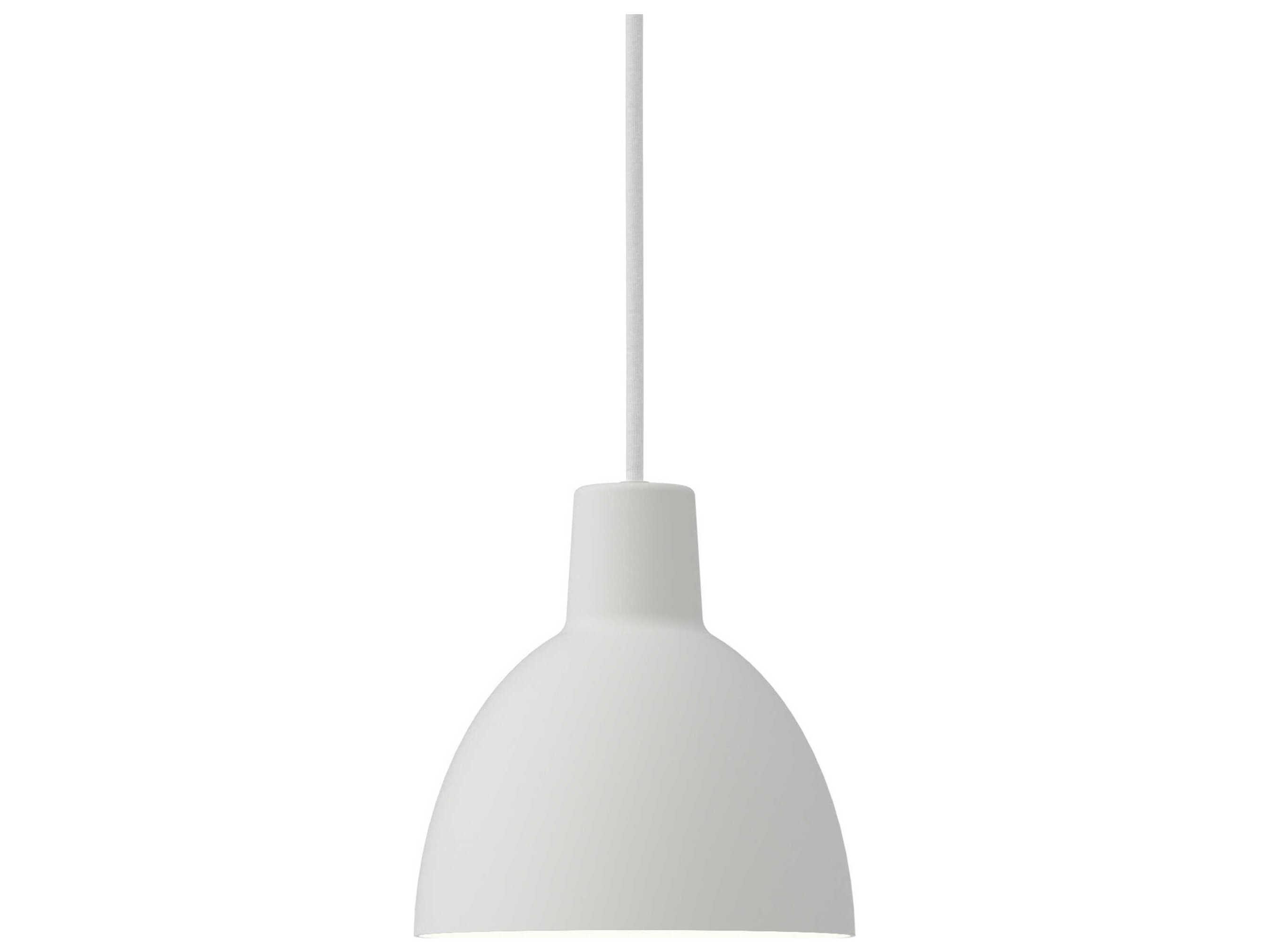 Louis Poulsen Toldbod 1-Light White Bell Mini Pendant