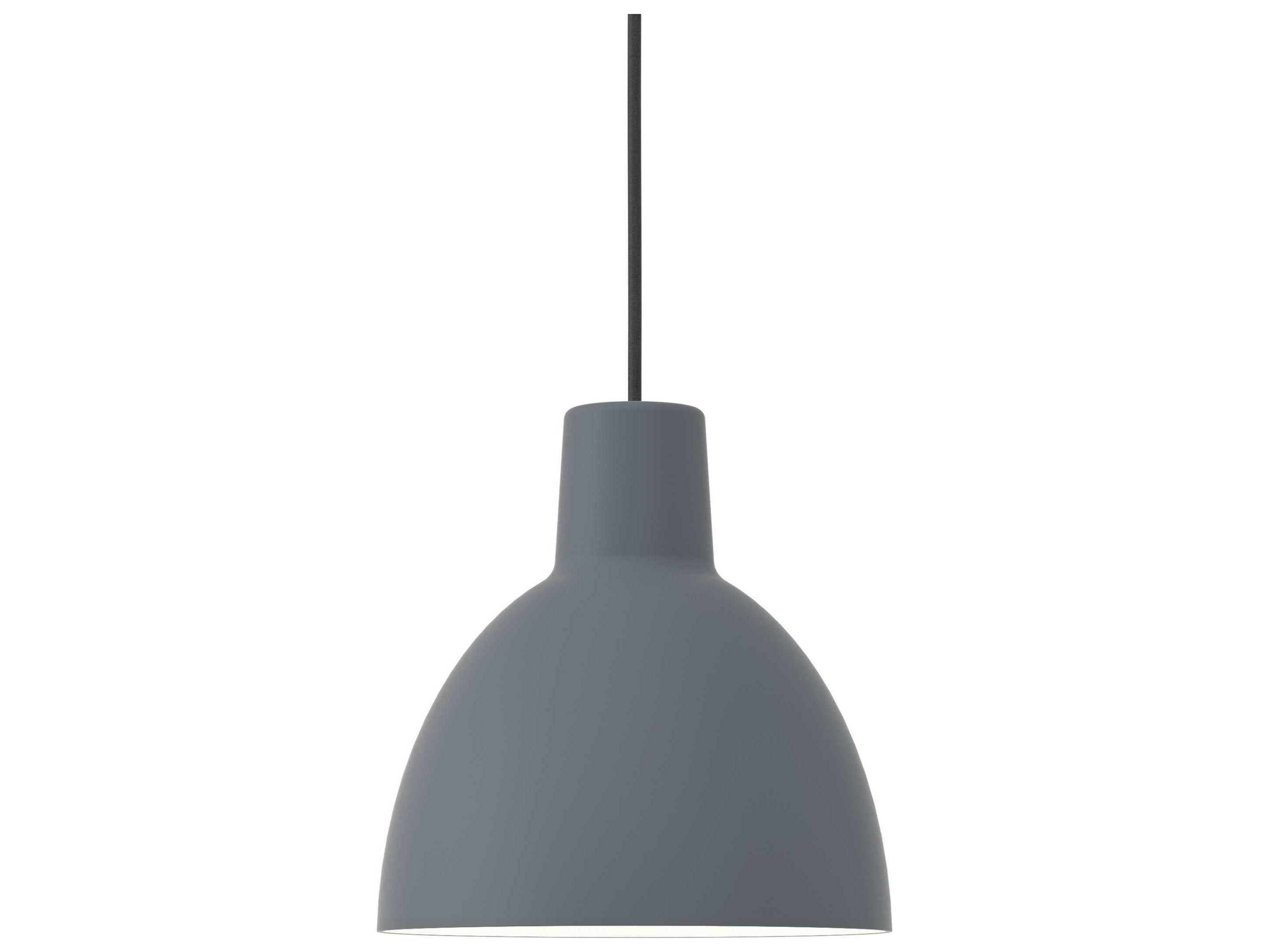 Louis Poulsen Toldbod 1-Light Gray Bell Mini Pendant