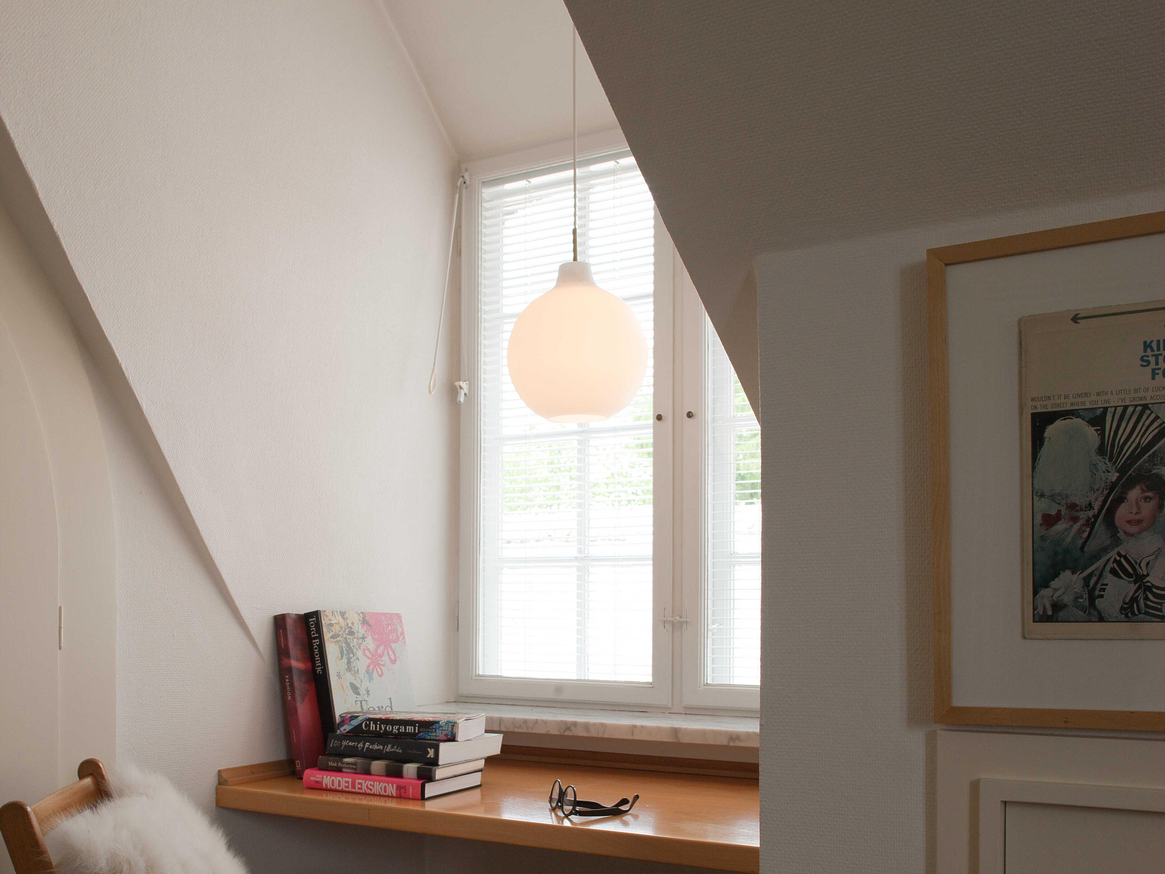 Louis Poulsen Wohlert White Opal Glass Globe Pendant