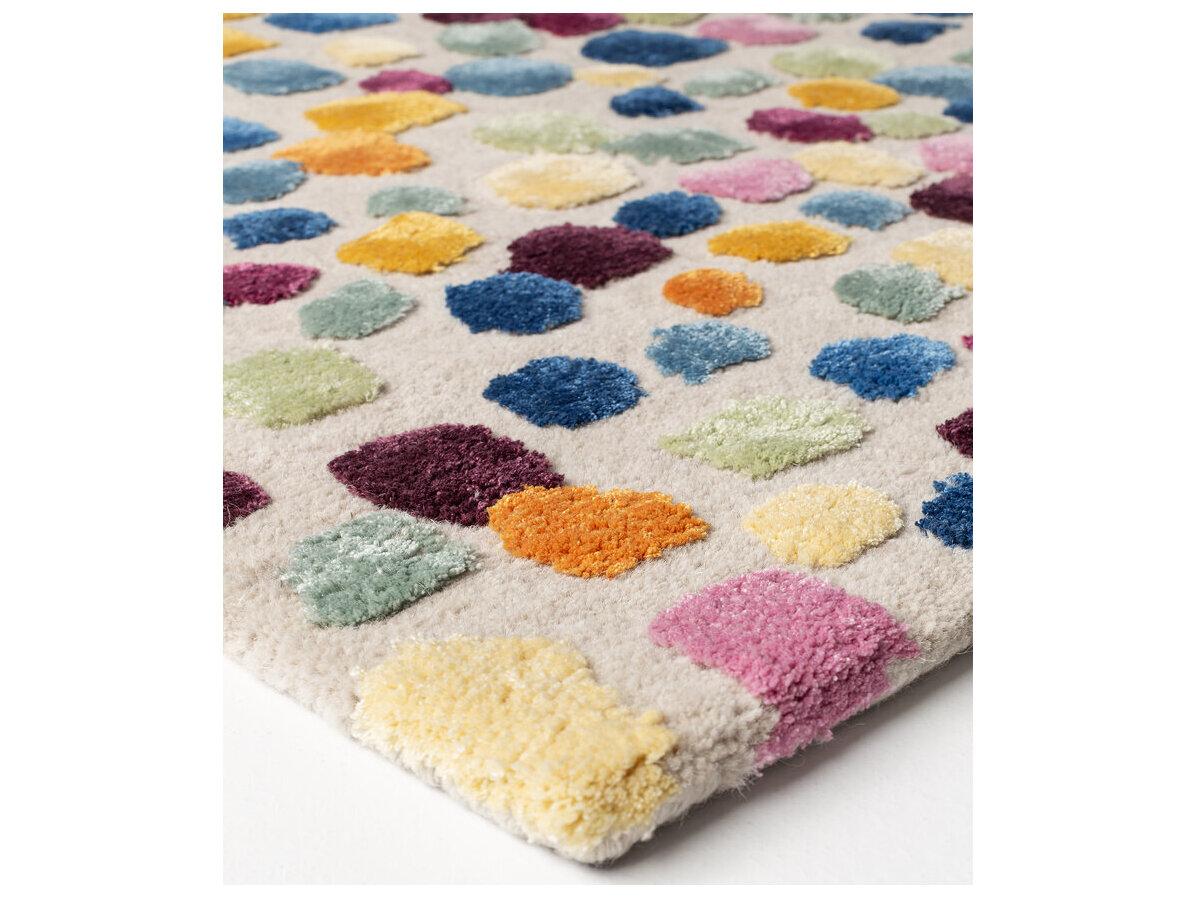 Ligne Pure Dotted Geometric Area Rug