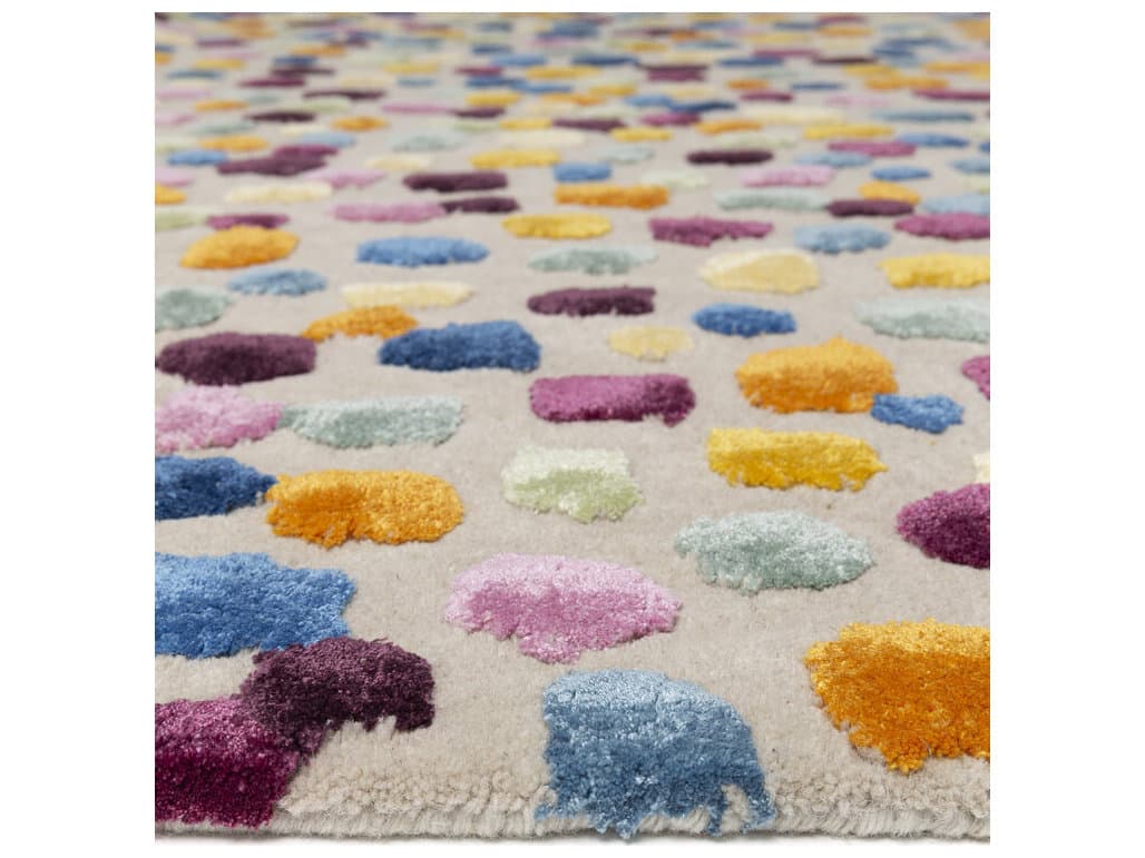 Ligne Pure Dotted Geometric Area Rug
