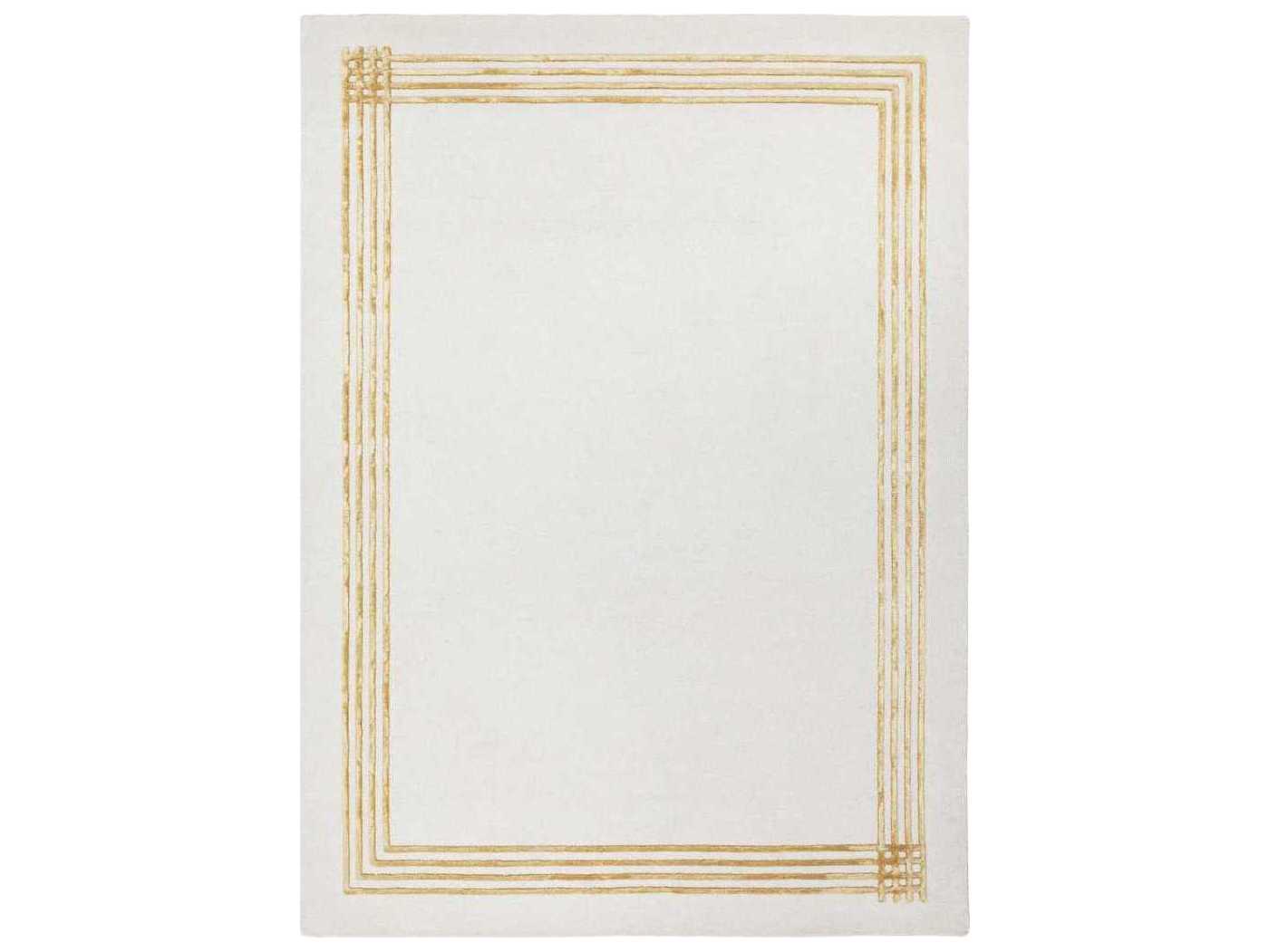 Ligne Pure Beeline Bordered Area Rug