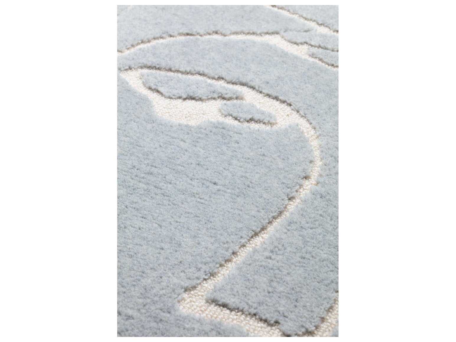 Ligne Pure Faces Graphic Area Rug