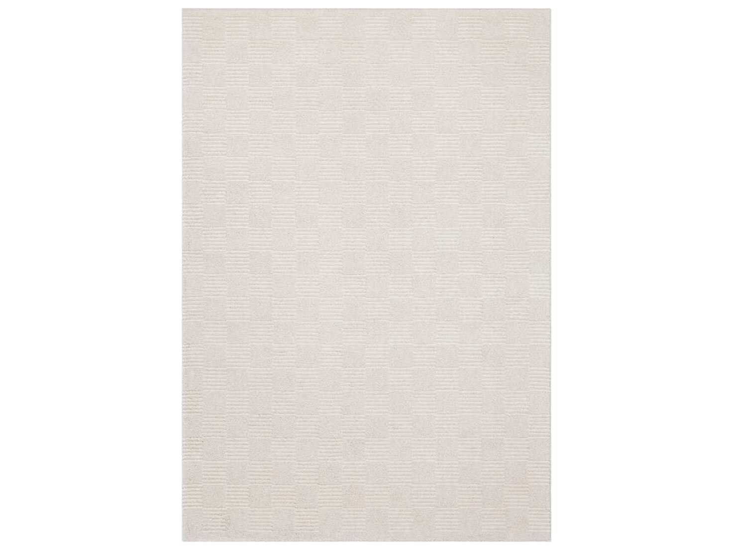 Ligne Pure Check Geometric Area Rug