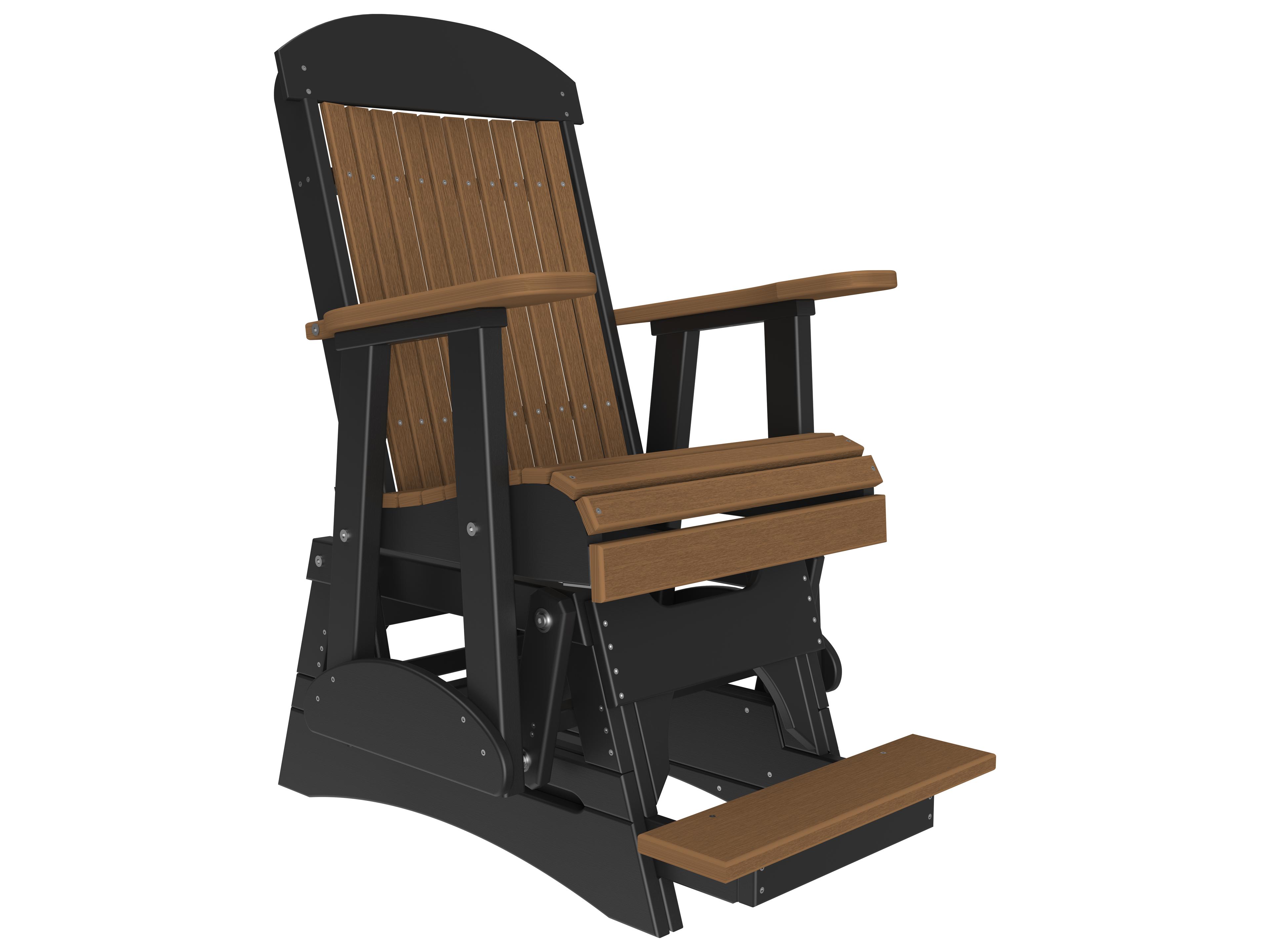 LuxCraft Recycled Plastic Classic Counter Glider Chair