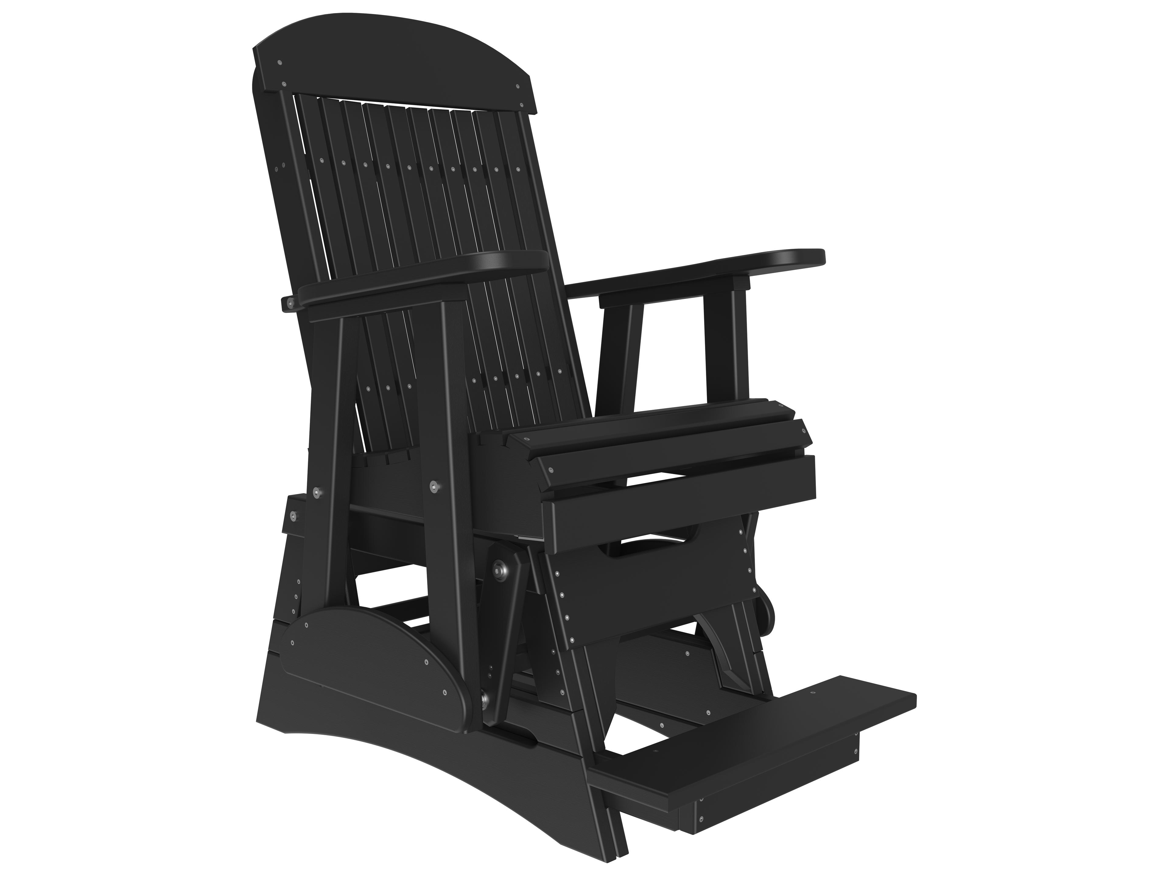 LuxCraft Recycled Plastic Classic Counter Glider Chair