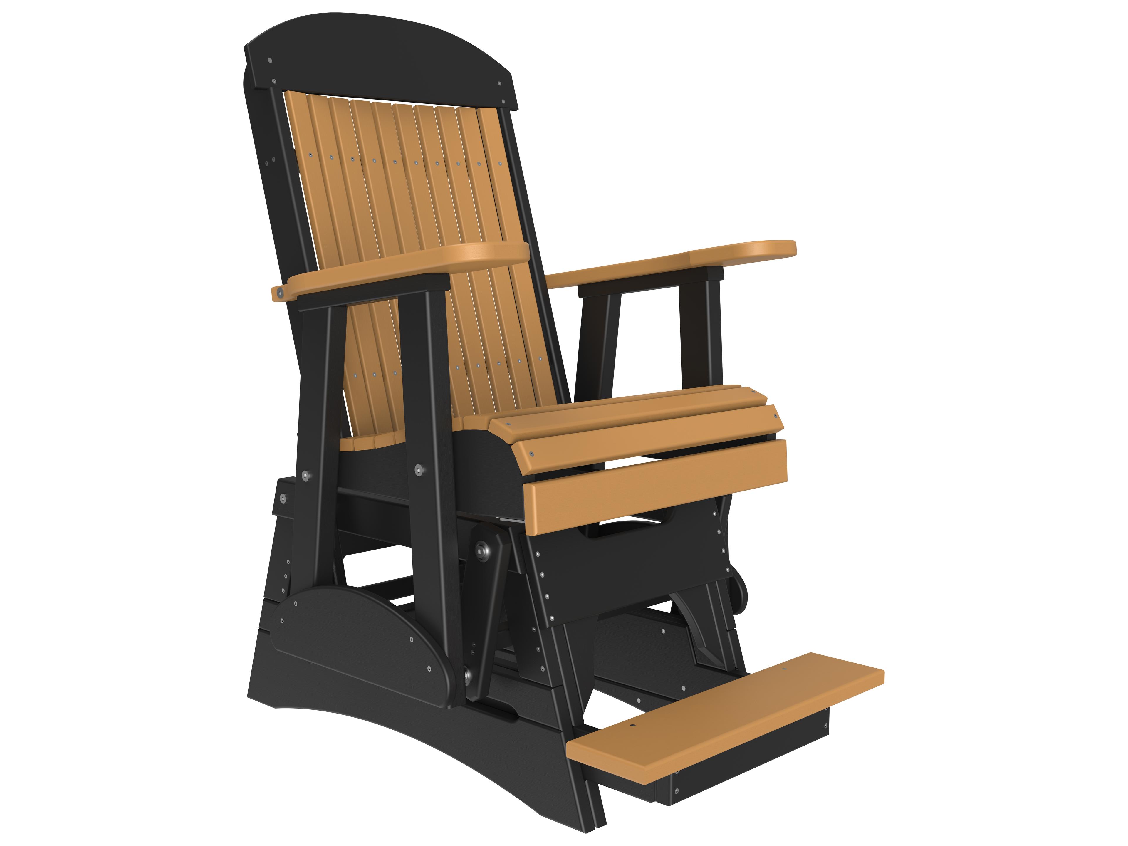 LuxCraft Recycled Plastic Classic Counter Glider Chair