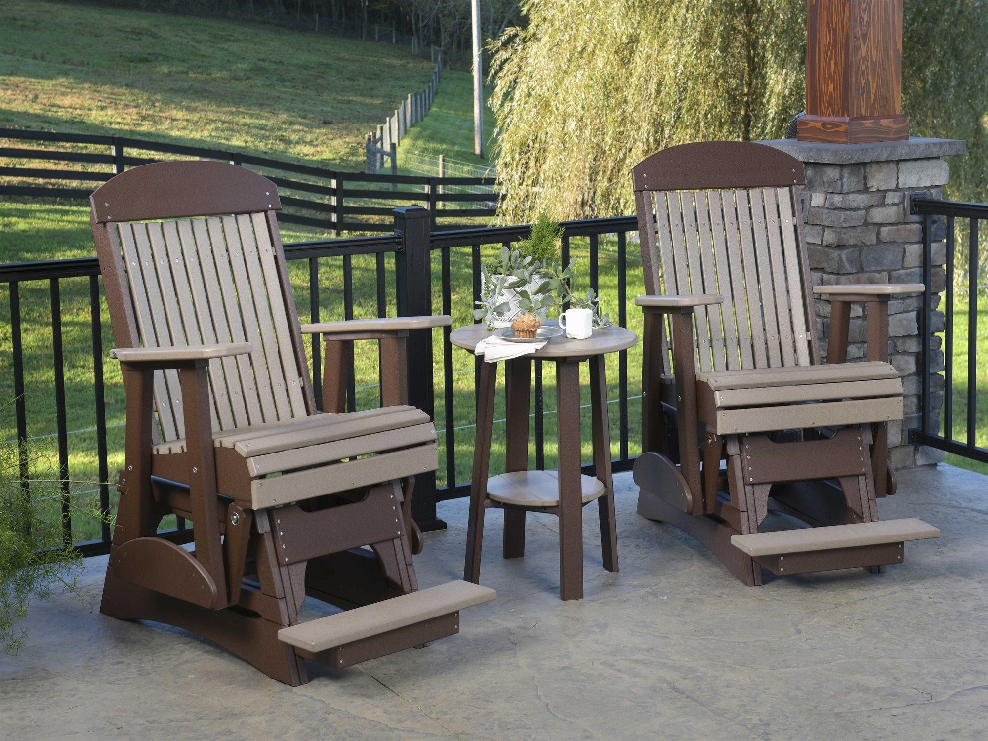 LuxCraft Recycled Plastic Outdoor Lounge Set