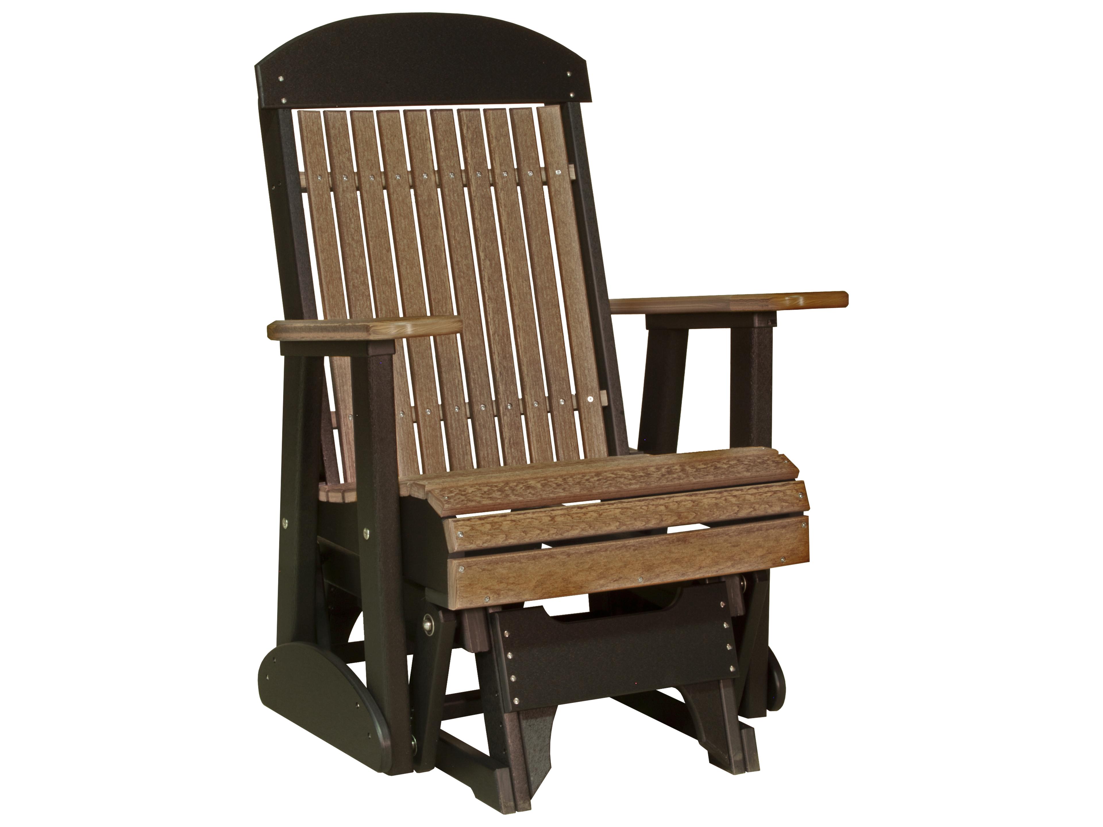 LuxCraft Recycled Plastic Classic Glider Chair