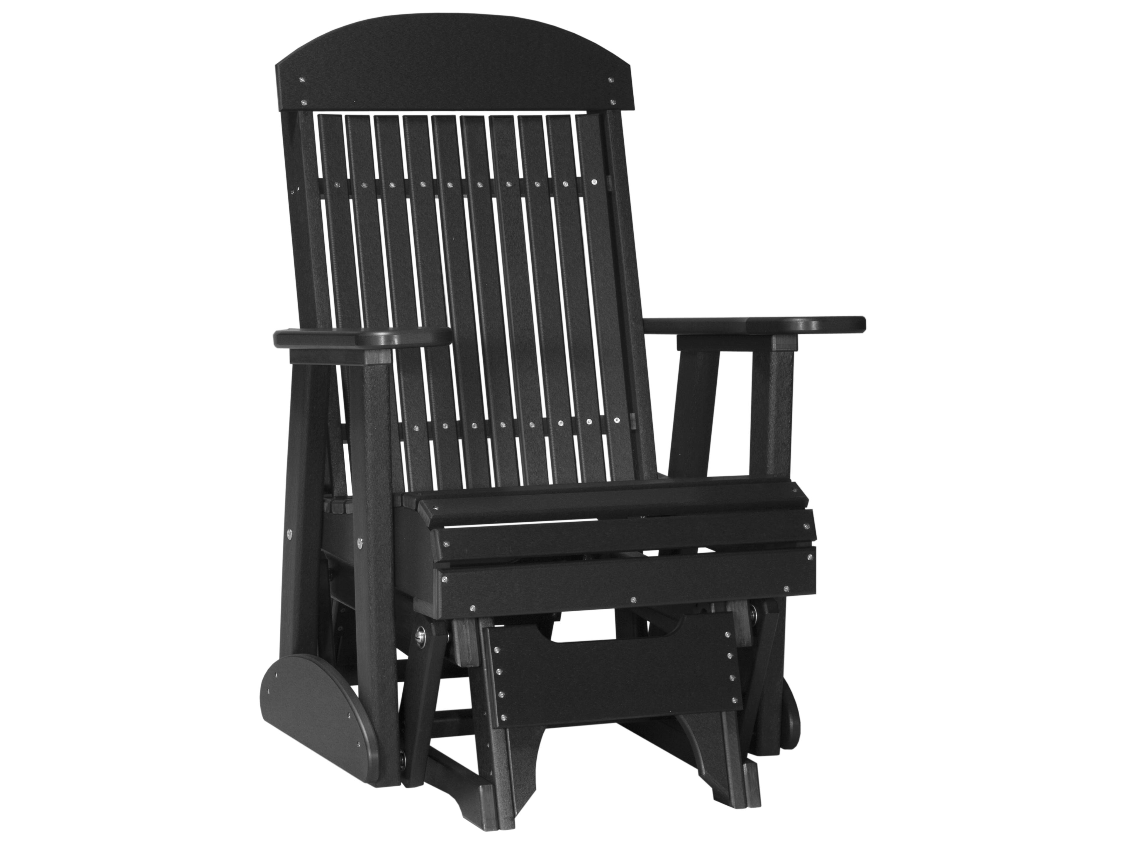 LuxCraft Recycled Plastic Classic Glider Chair