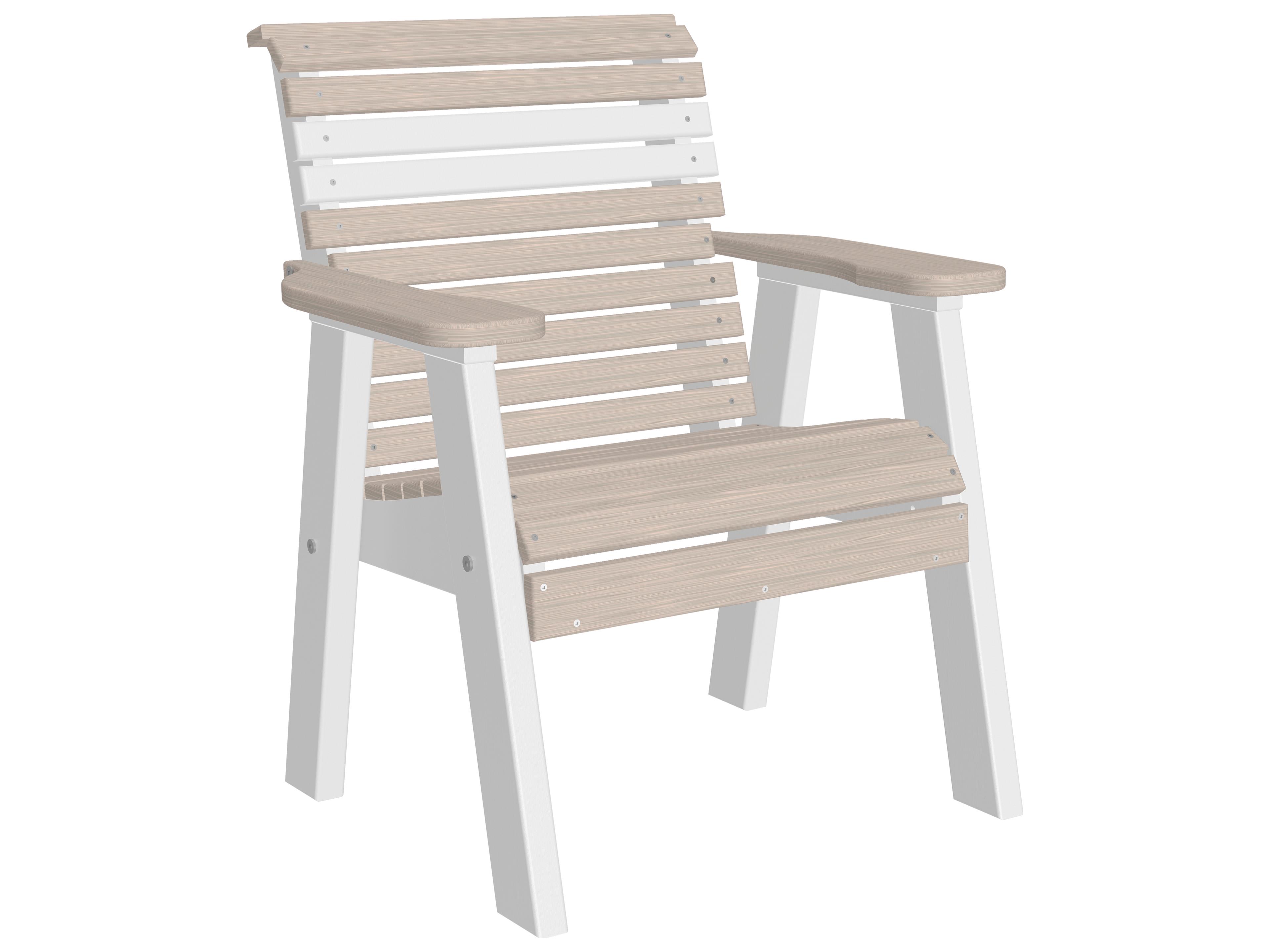 LuxCraft Recycled Plastic Plain Bench