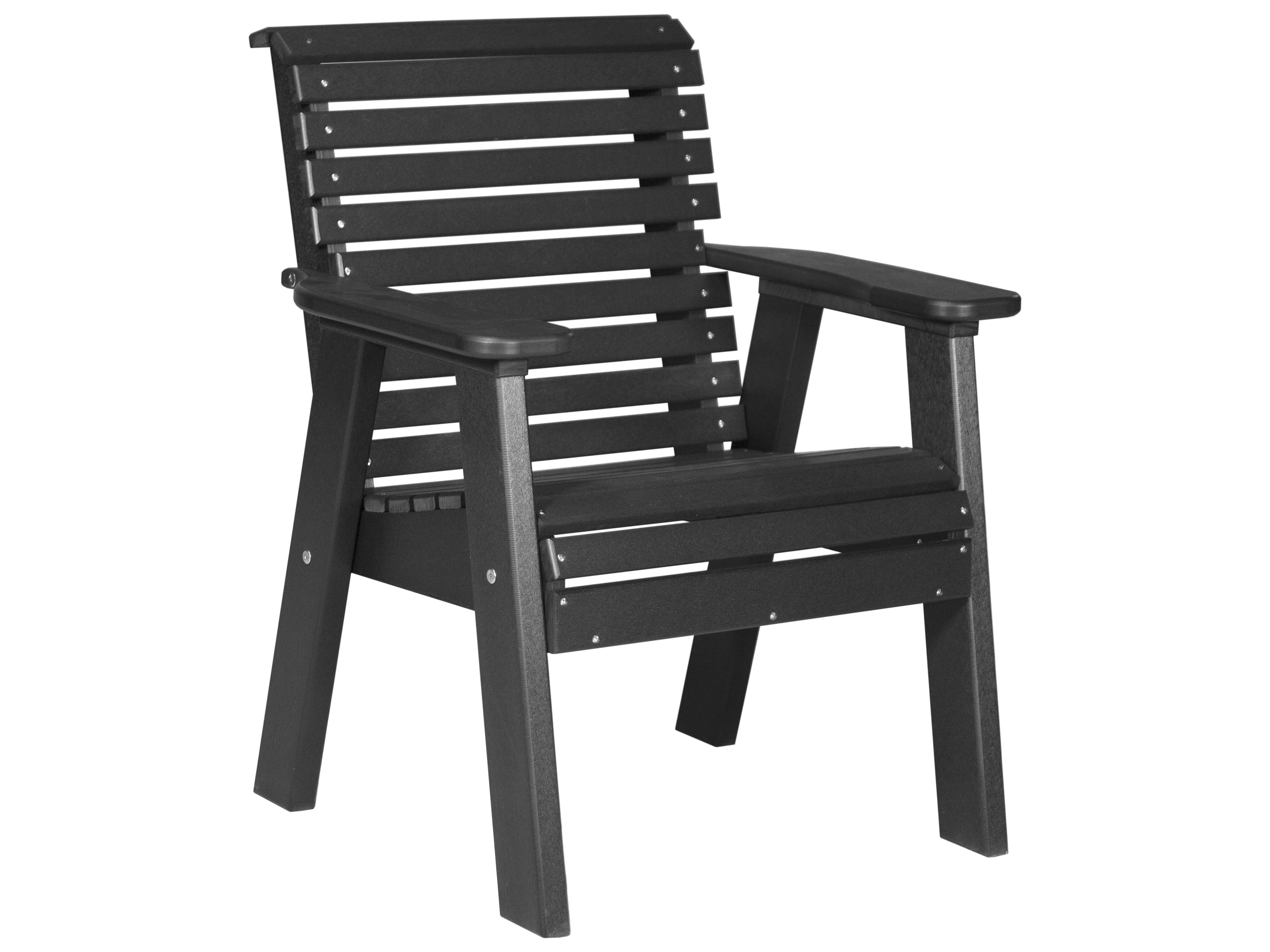 LuxCraft Recycled Plastic Plain Bench