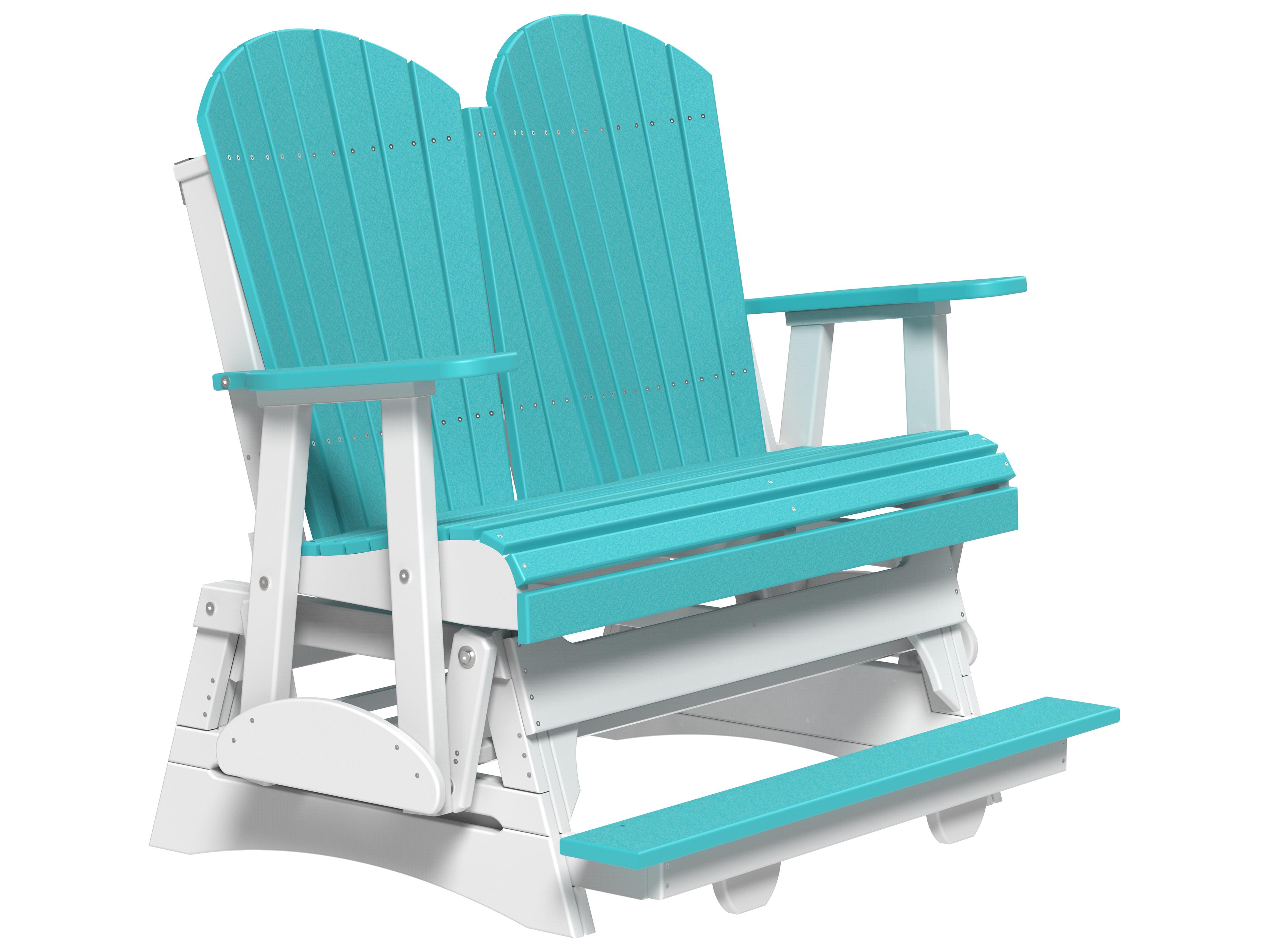 LuxCraft Recycled Plastic Adirondack Counter Glider