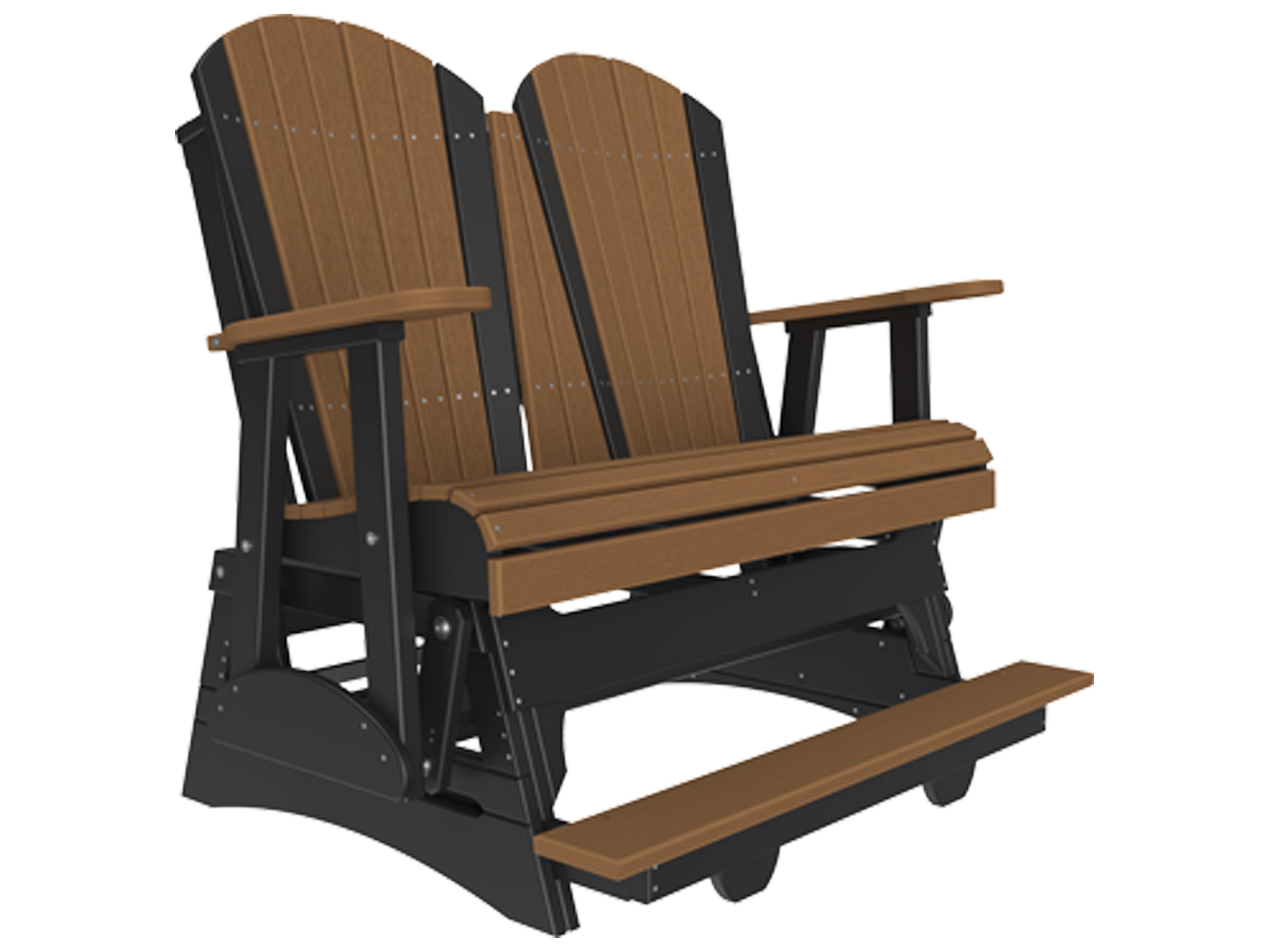 LuxCraft Recycled Plastic Adirondack Counter Glider