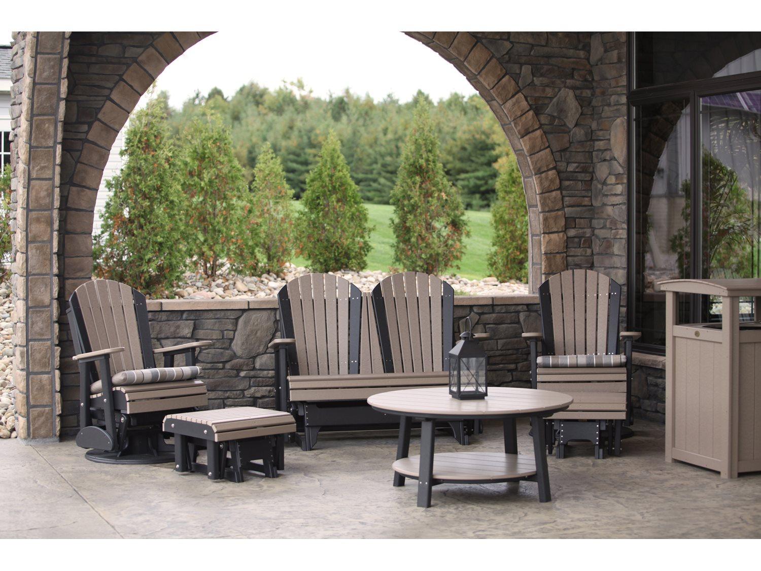 LuxCraft Recycled Plastic Patio Lounge Set