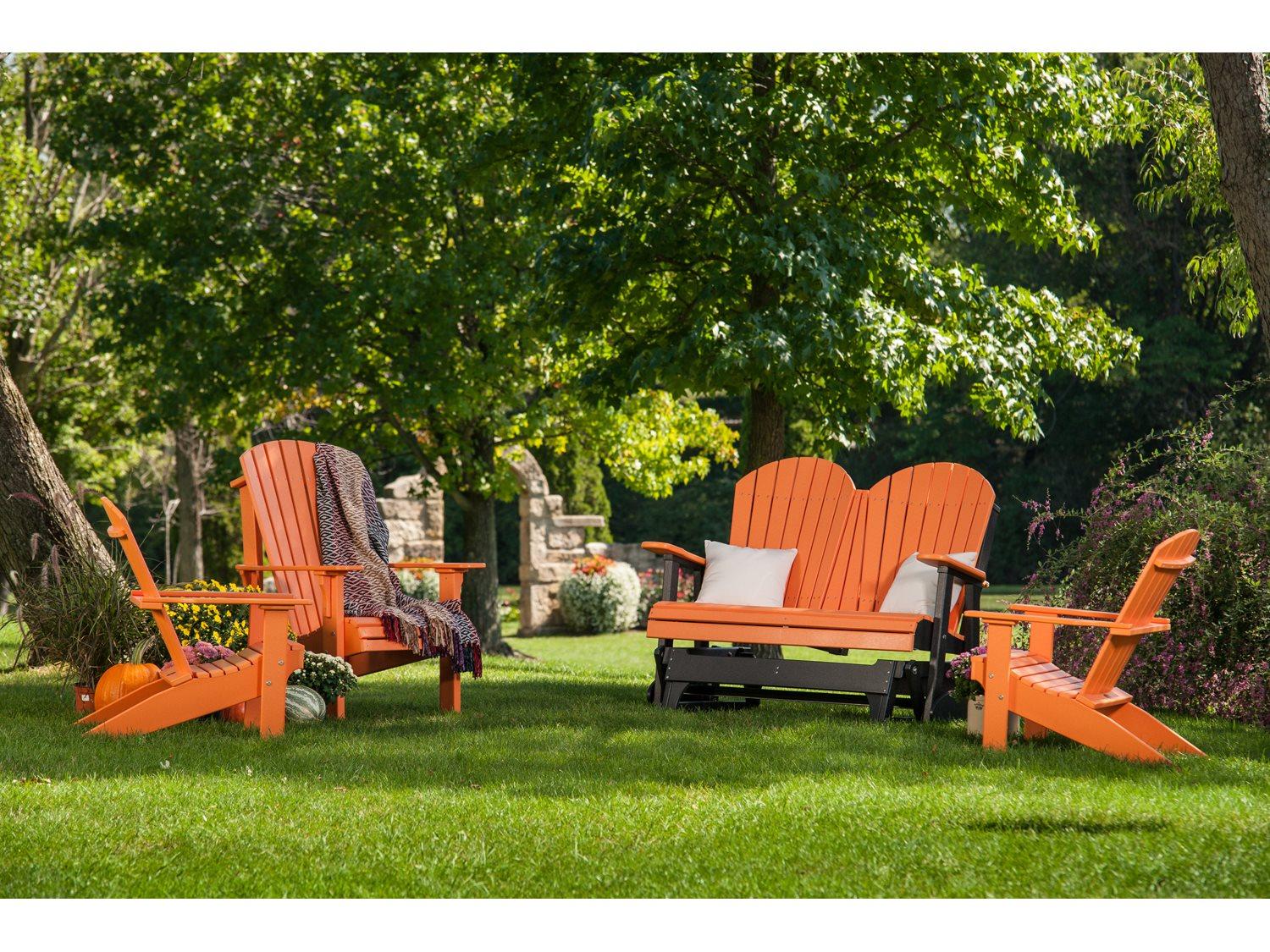 LuxCraft Recycled Plastic Outdoor Patio Lounge Set