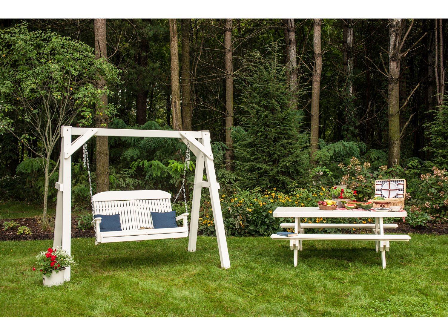 LuxCraft Recycled Plastic Patio Lounge Set