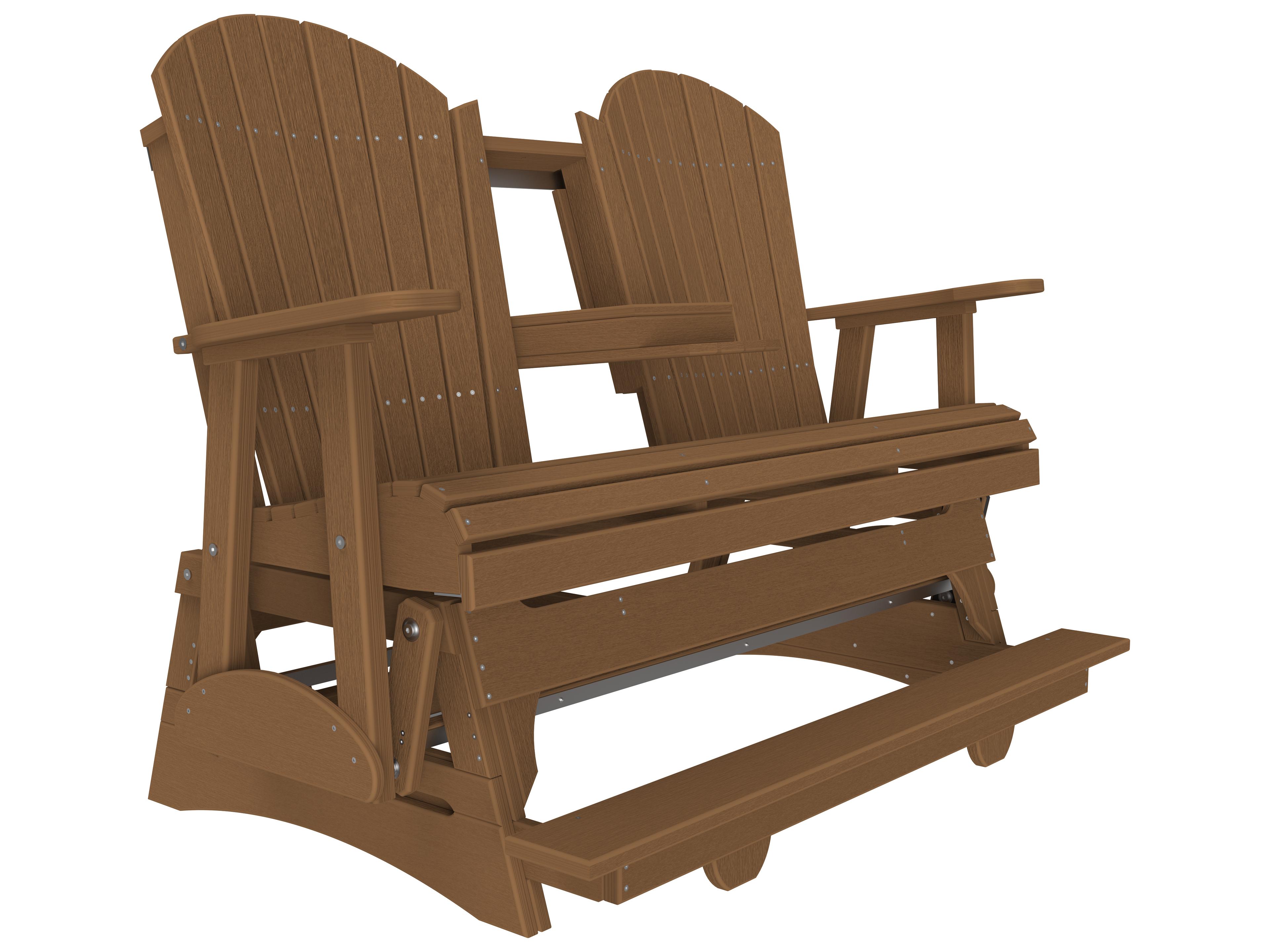 LuxCraft Recycled Plastic Adirondack Counter Glider