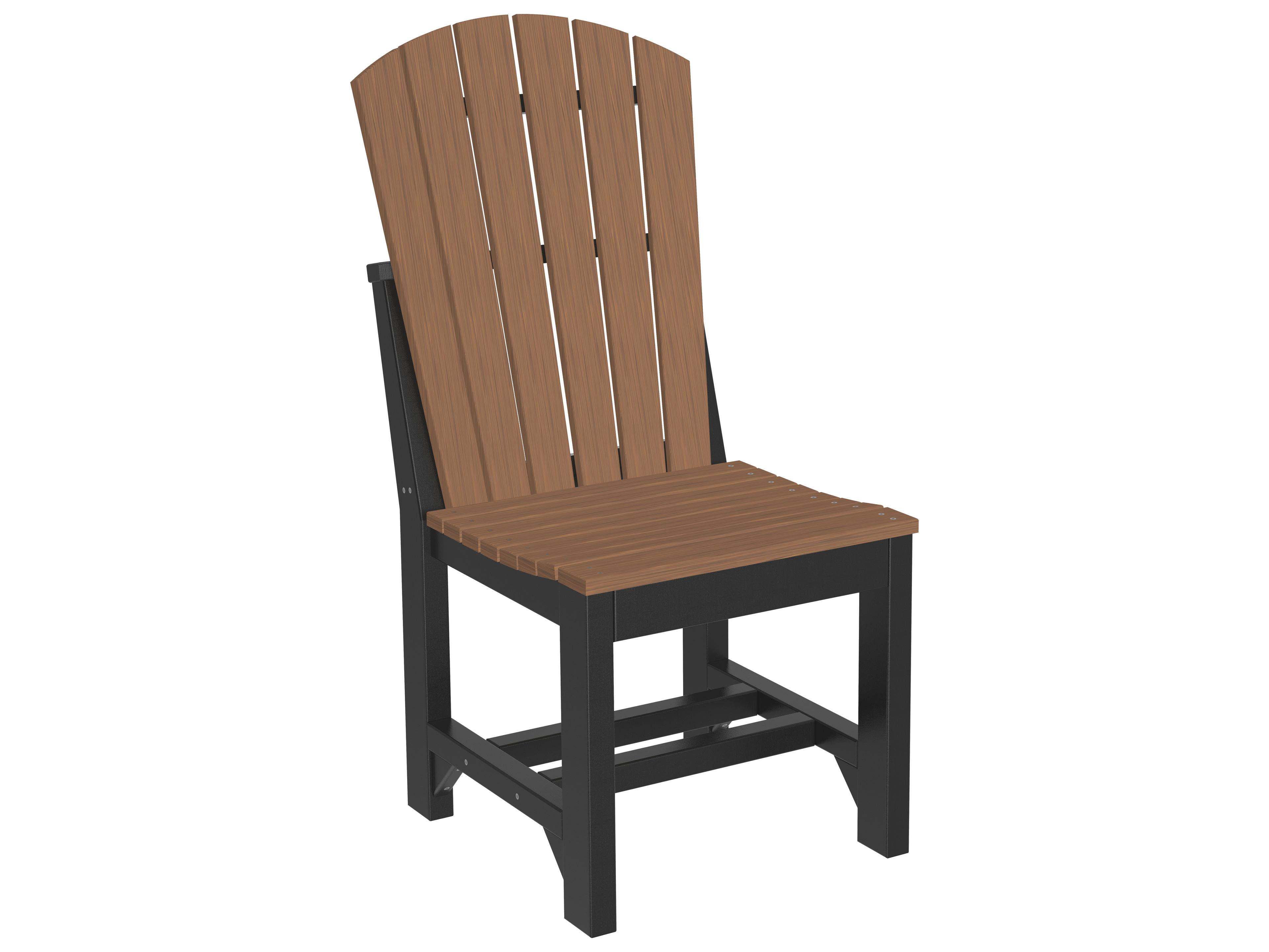 LuxCraft Recycled Plastic Adirondack Dining Height Side Chair