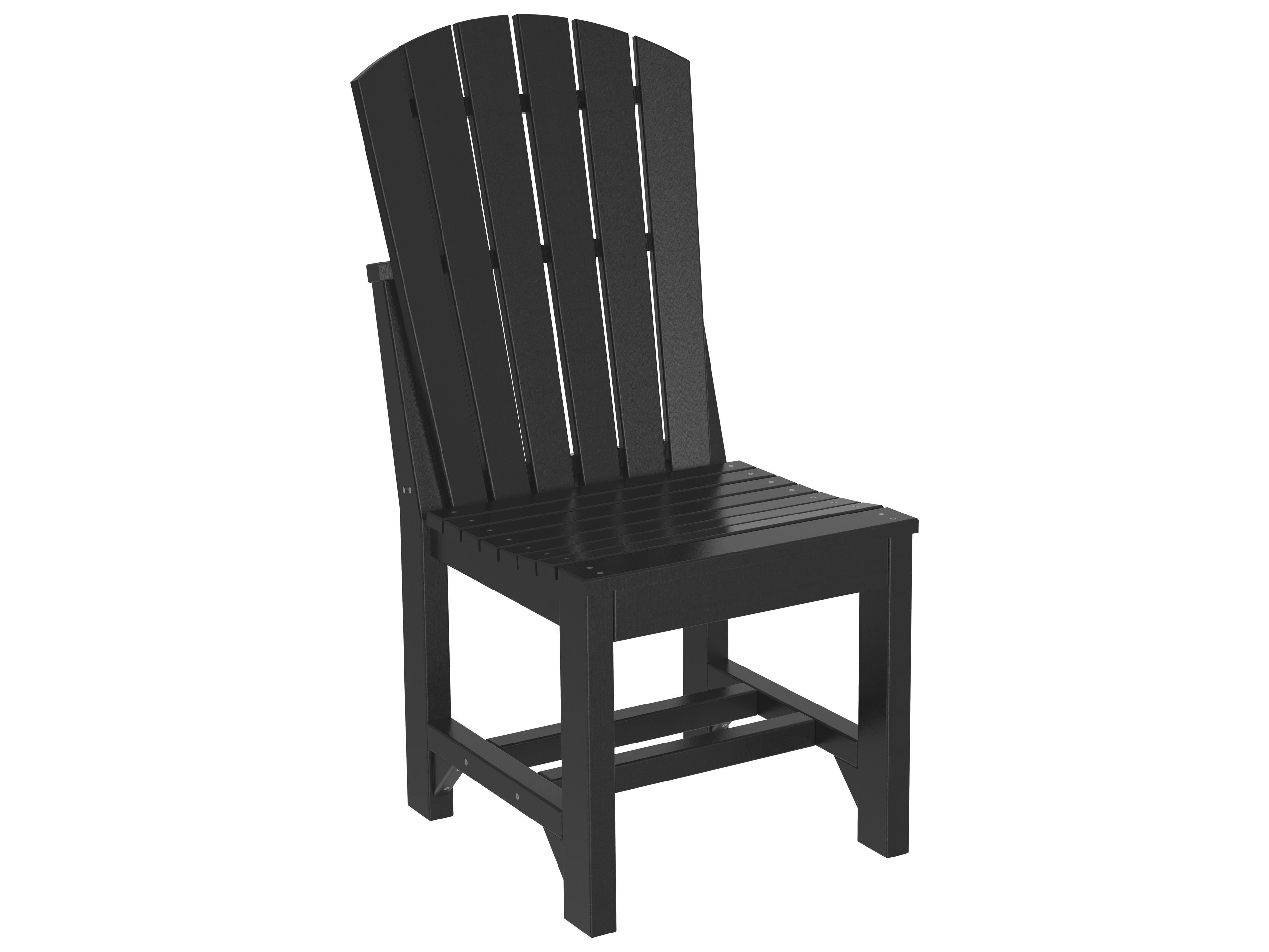 LuxCraft Recycled Plastic Adirondack Dining Height Side Chair