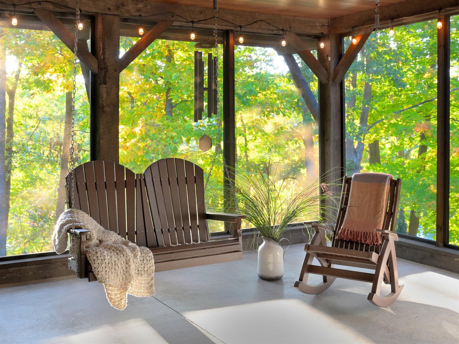 LuxCraft Recycled Plastic Outdoor Lounge Set