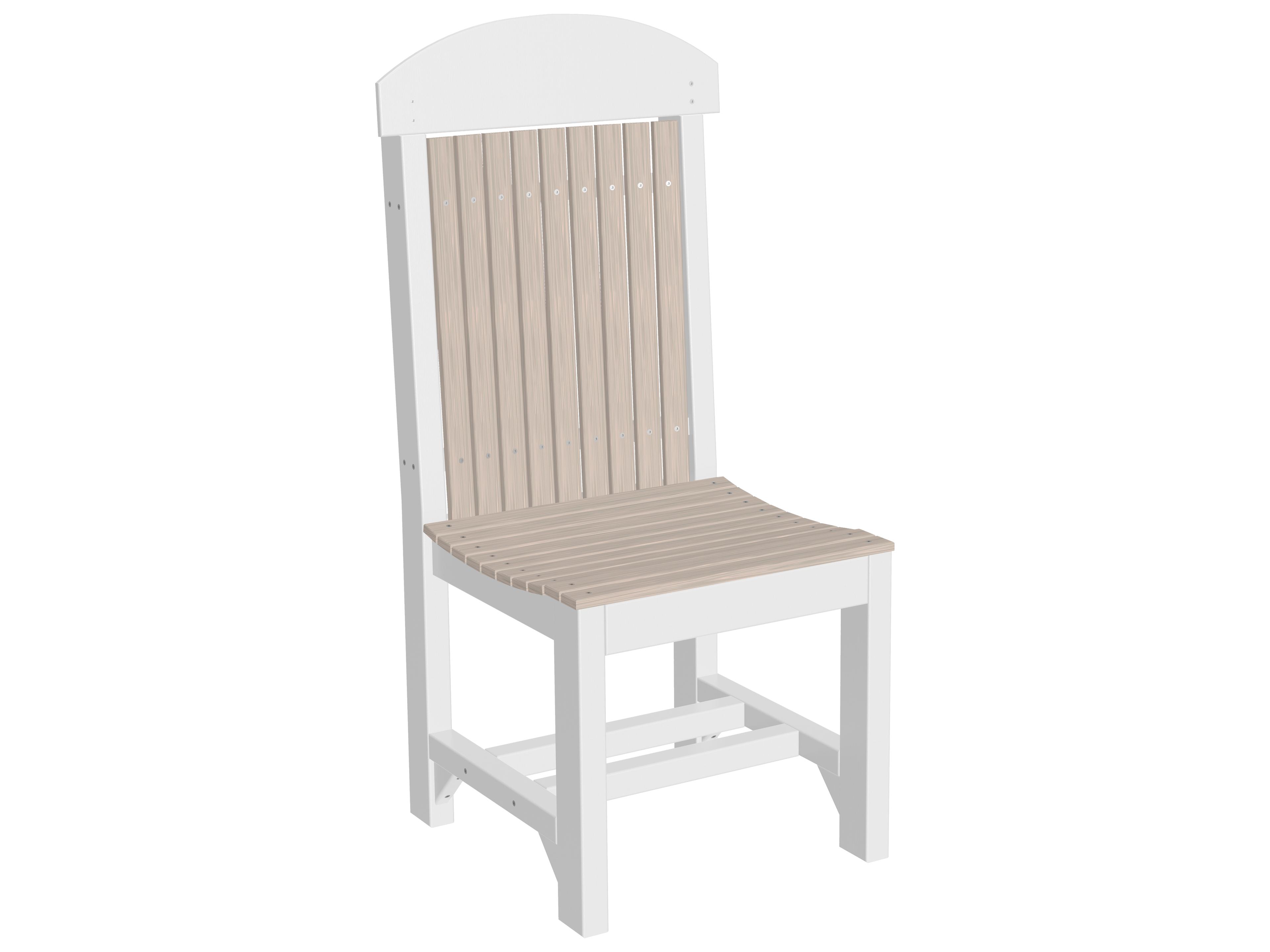 LuxCraft Recycled Plastic Classic Dining Height Side Chair
