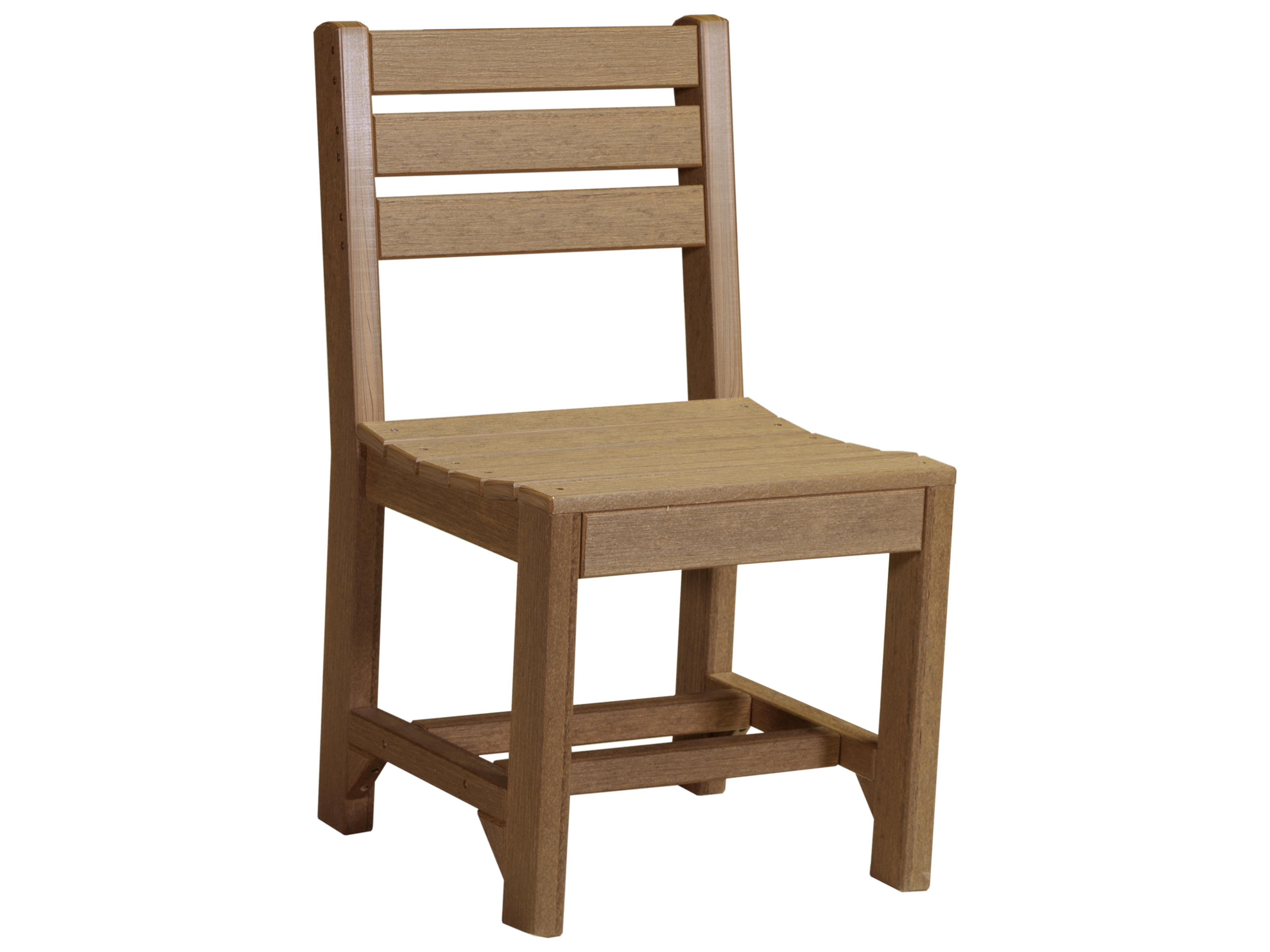 LuxCraft Recycled Plastic Island Dining Height Side Chair