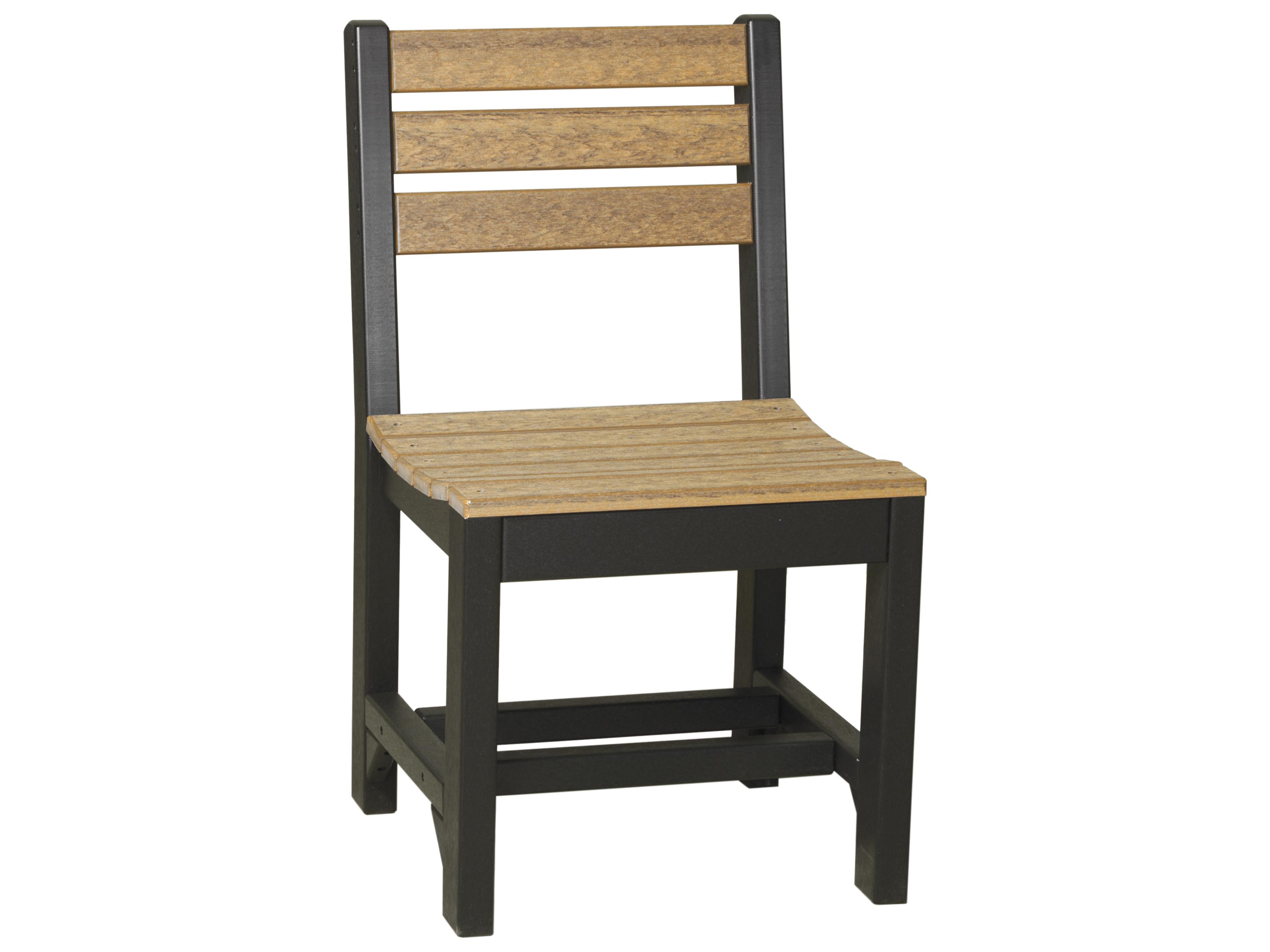 LuxCraft Recycled Plastic Island Dining Height Side Chair