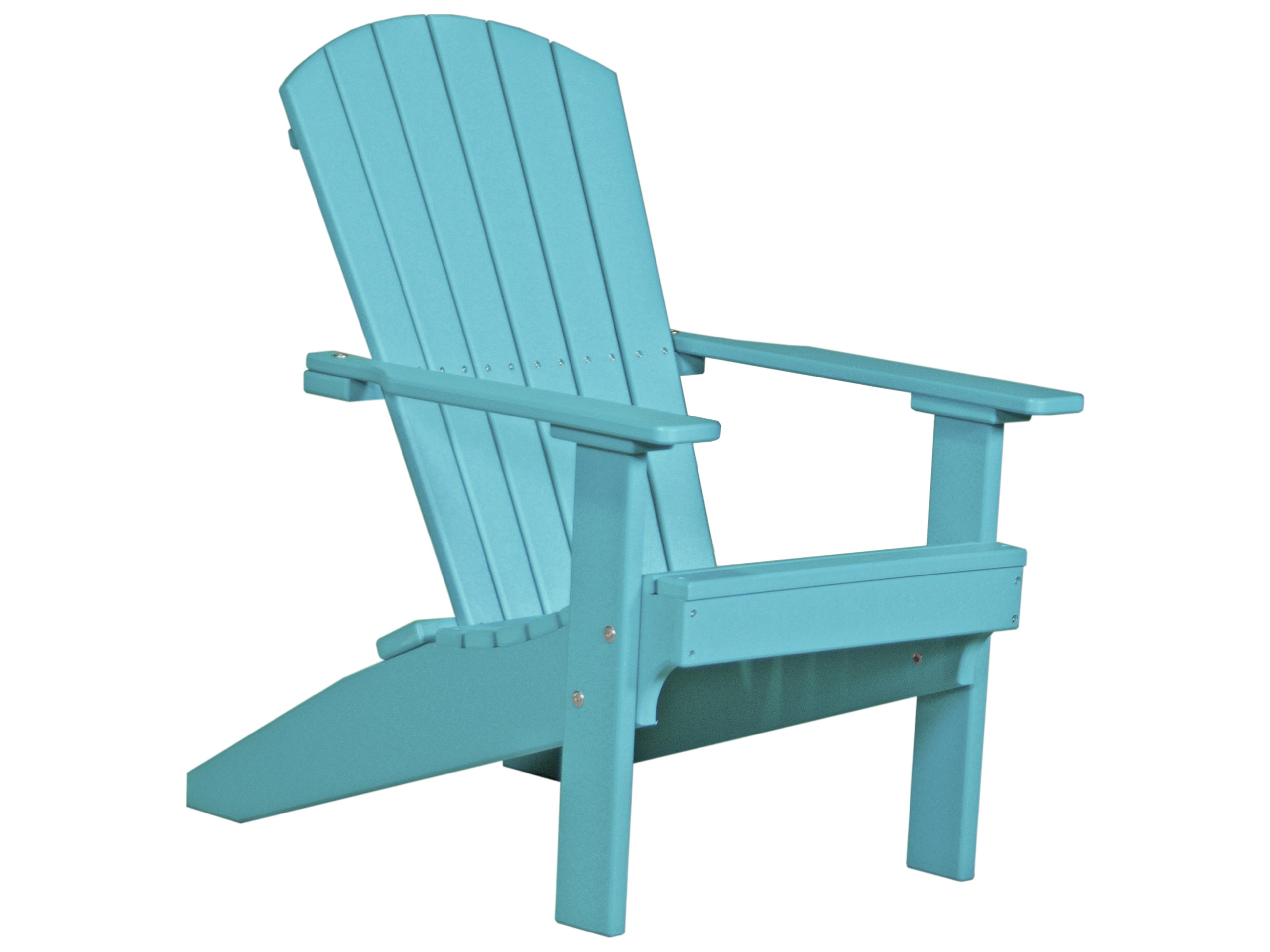 LuxCraft Recycled Plastic Lakeside Outdoor Adirondack Chair