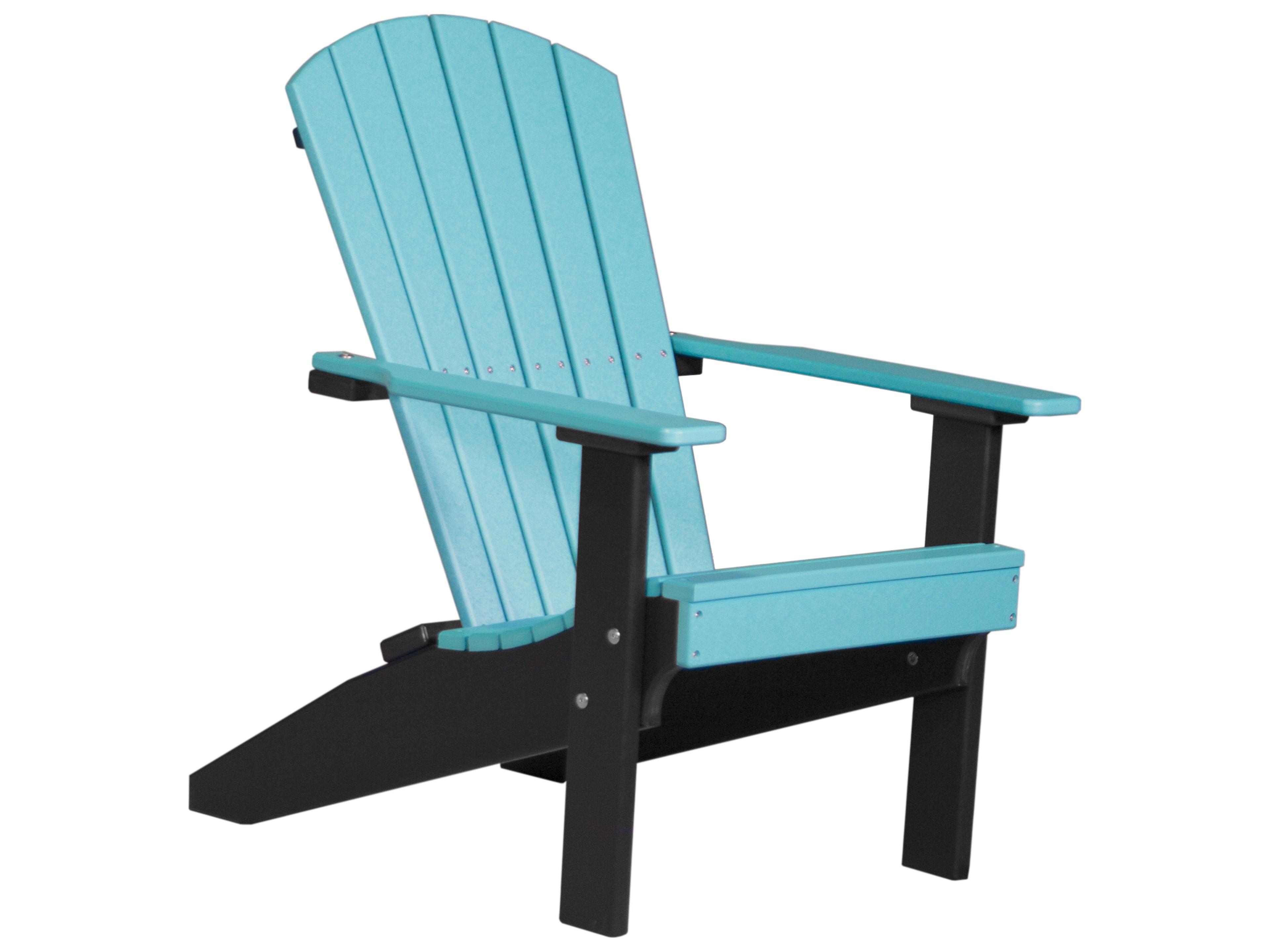 LuxCraft Recycled Plastic Lakeside Outdoor Adirondack Chair