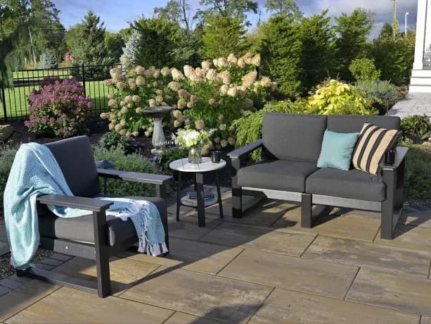 LuxCraft Lanai Recycled Plastic Cushion Outdoor Lounge Set