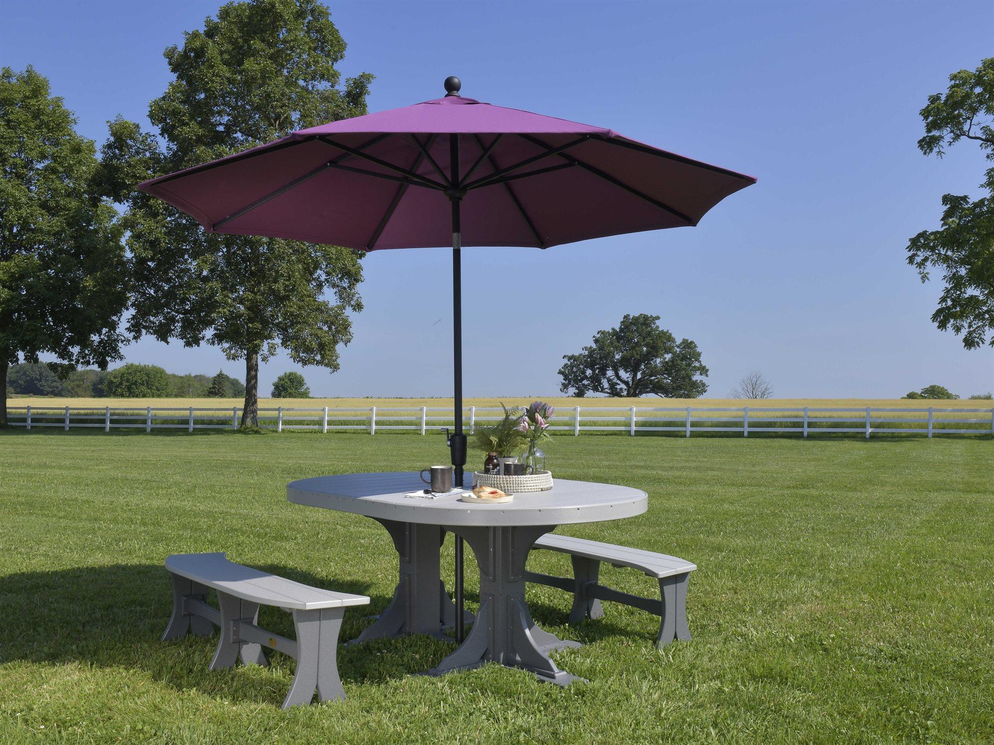 LuxCraft Recycled Plastic Patio Dining Set