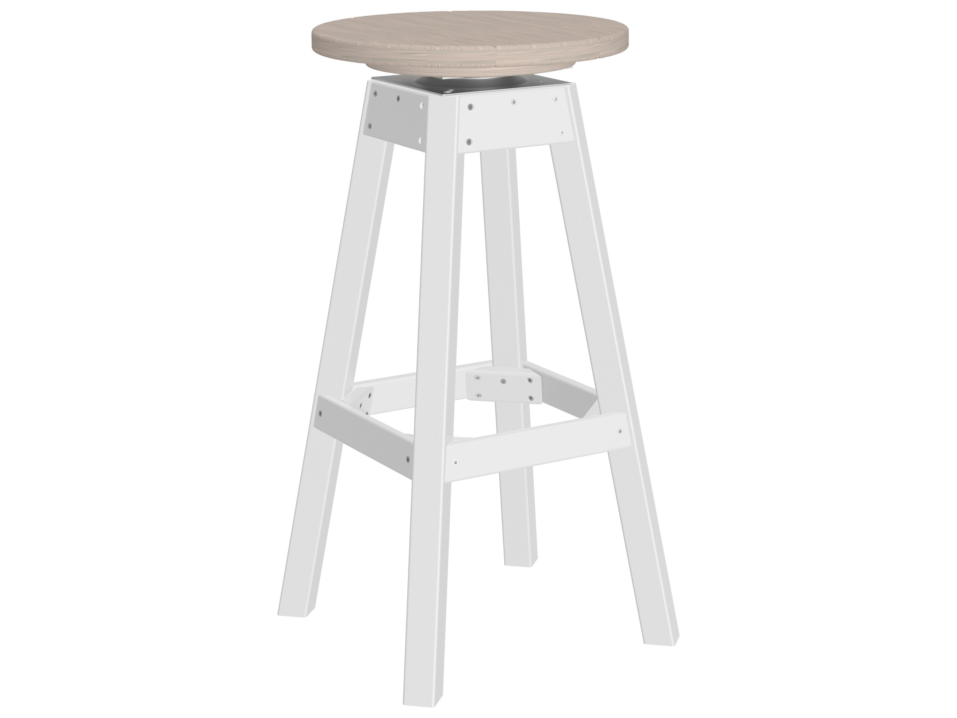 LuxCraft Recycled Plastic Patio Bar Stool