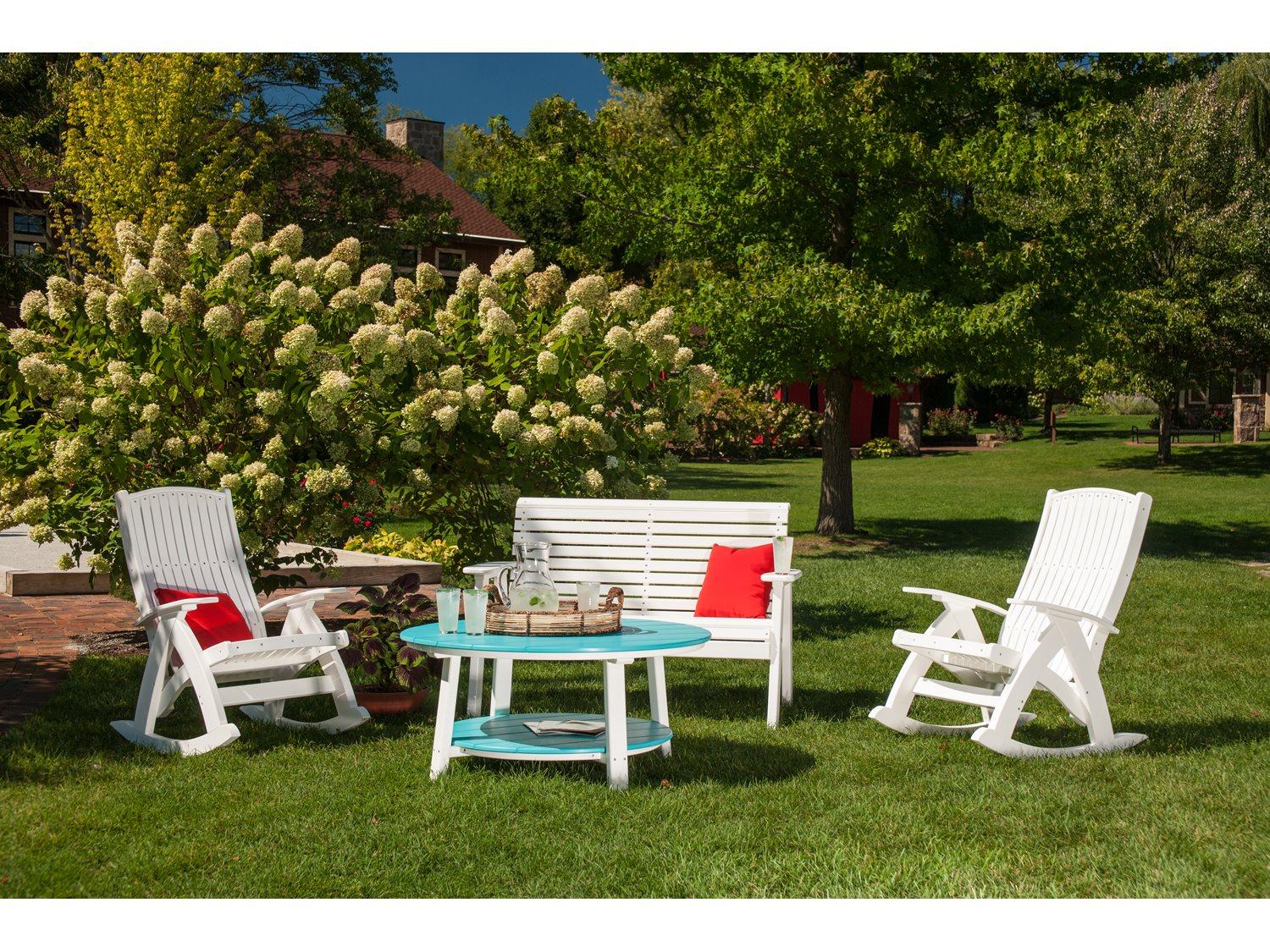 LuxCraft Recycled Plastic Outdoor Lounge Set