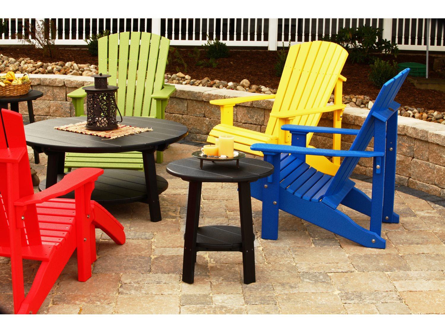 LuxCraft Recycled Plastic Outdoor Lounge Set