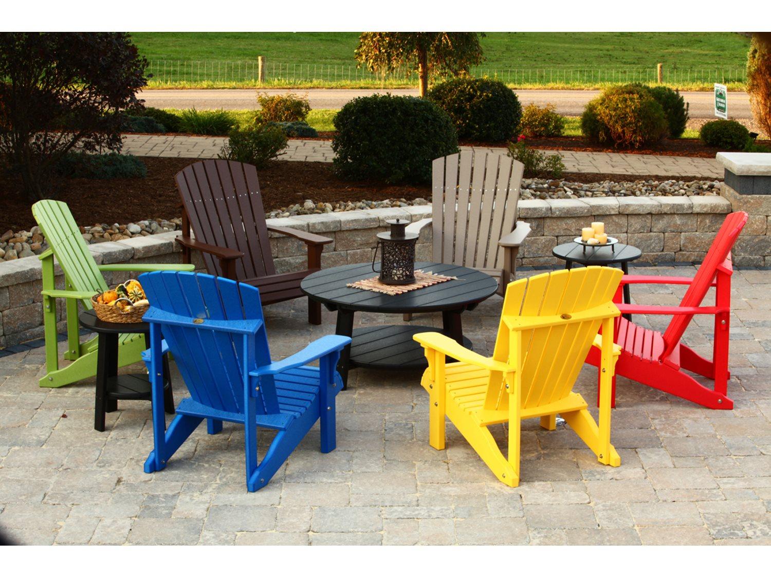 LuxCraft Recycled Plastic Patio Lounge Set